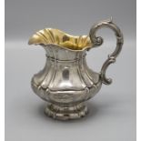 Biedermeier Sahnegießer / A silver cream jug, um 1840/50