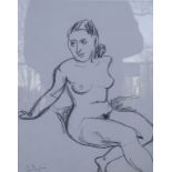Iwo HAUPTMANN (1886-1973), 'weiblicher Akt' / A female nude