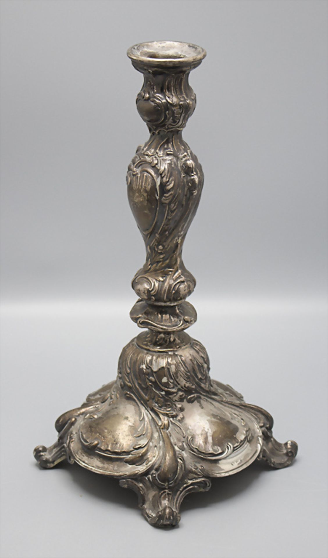 Kerzenleuchter Silber / A silver candlestick, deutsch, um 1900 - Image 2 of 6