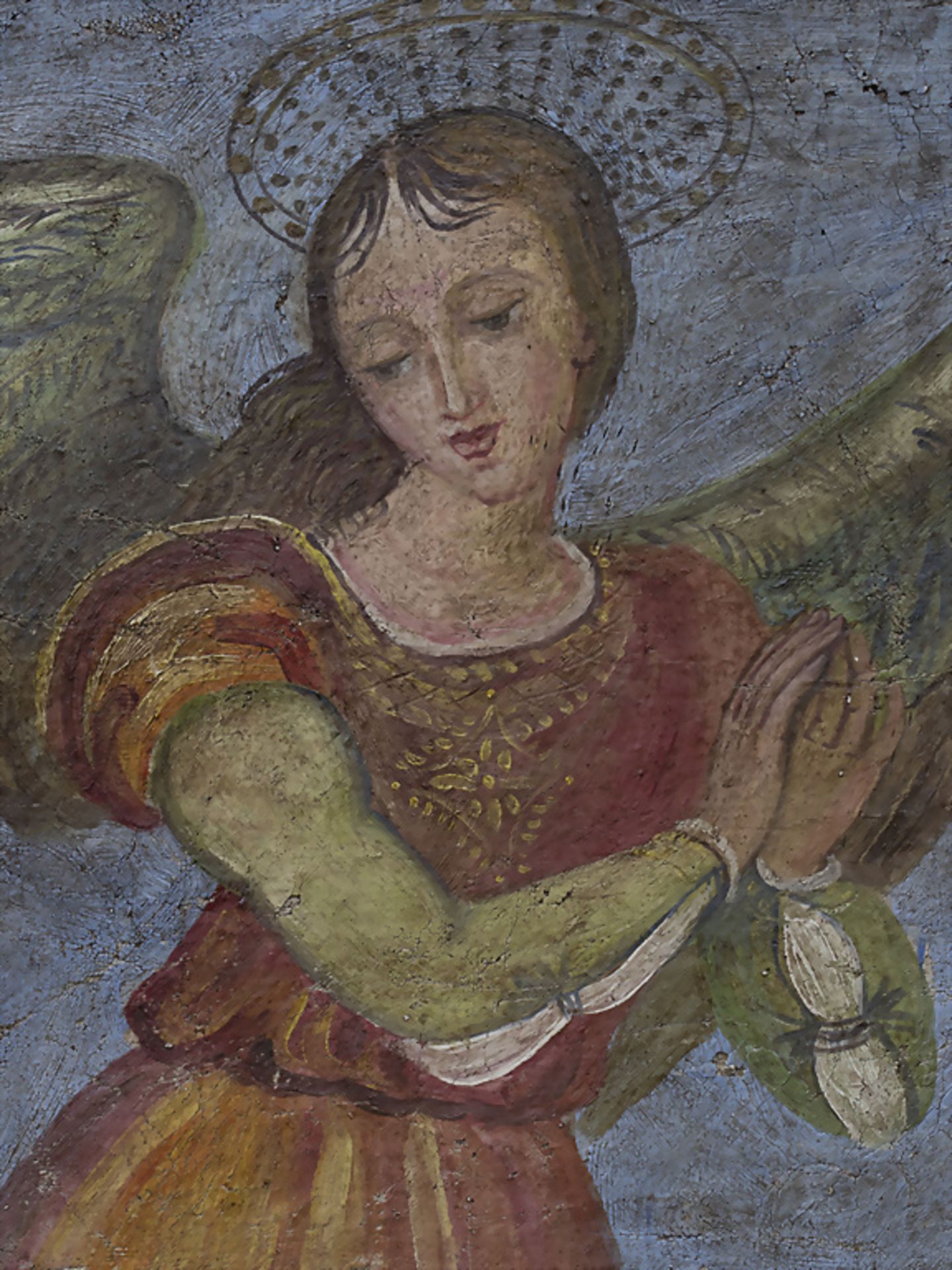 Unbekannter Künstler des 18./19. Jh., 'Porträt eines Engels' / A portrait of an angel' - Image 2 of 5