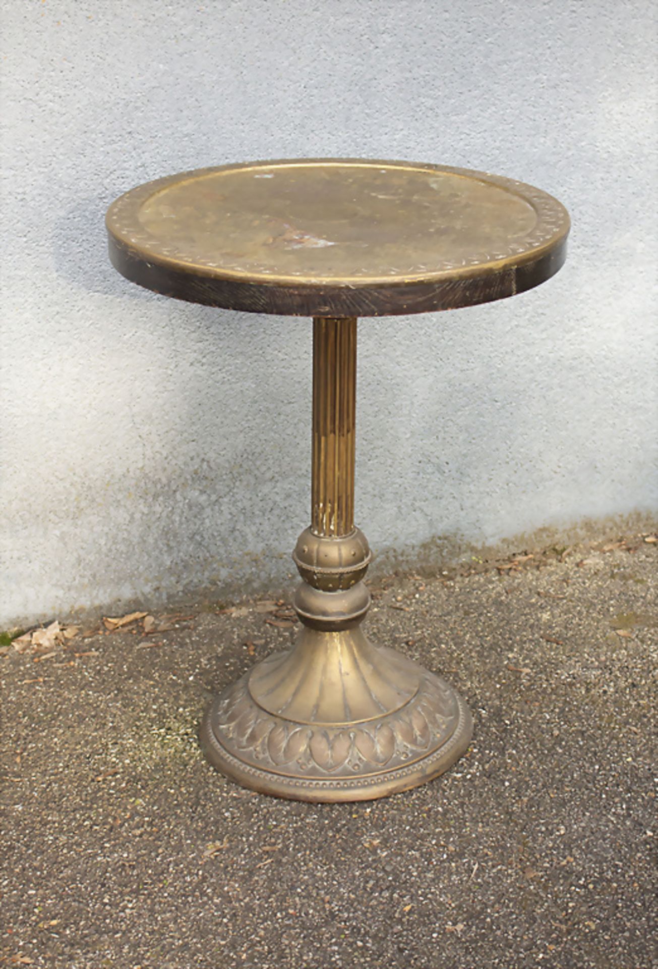Runder Jugendstil Tisch / A round Art Nouveau table, deutsch, um 1900