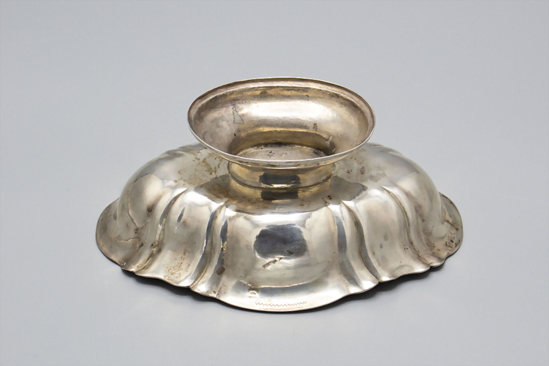 Barock Konfektschale / A Baroque silver candy dish, Andreas Gerbet, Gotha um 1750 - Bild 2 aus 5