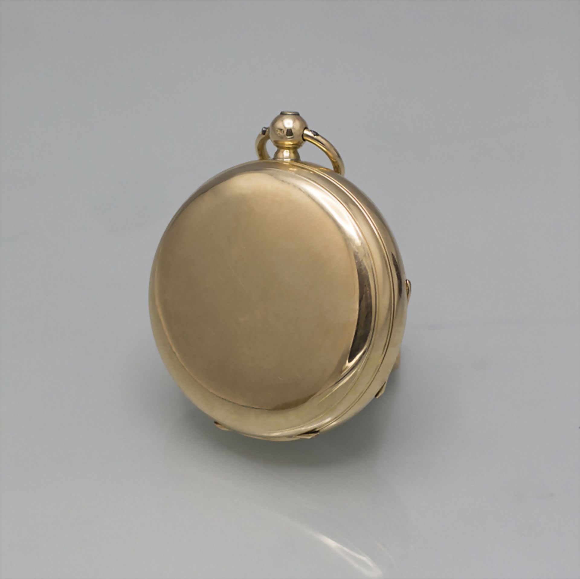 Offene Herrentaschenuhr / An 18 ct gold pocket watch, England, 19. Jh. - Image 4 of 9