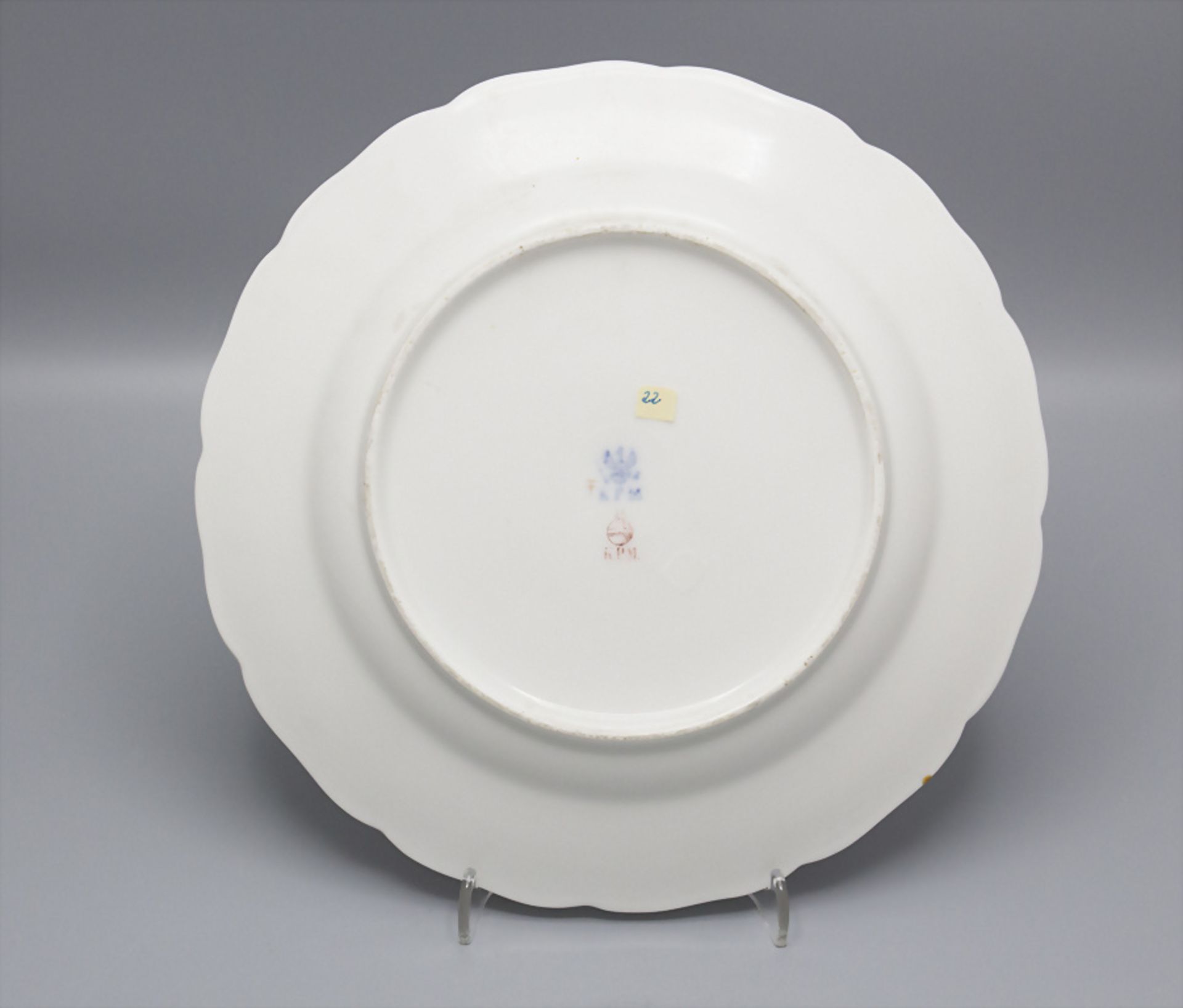 Teller / A porcelain plate, KPM Berlin, 1844-1847 - Bild 3 aus 3