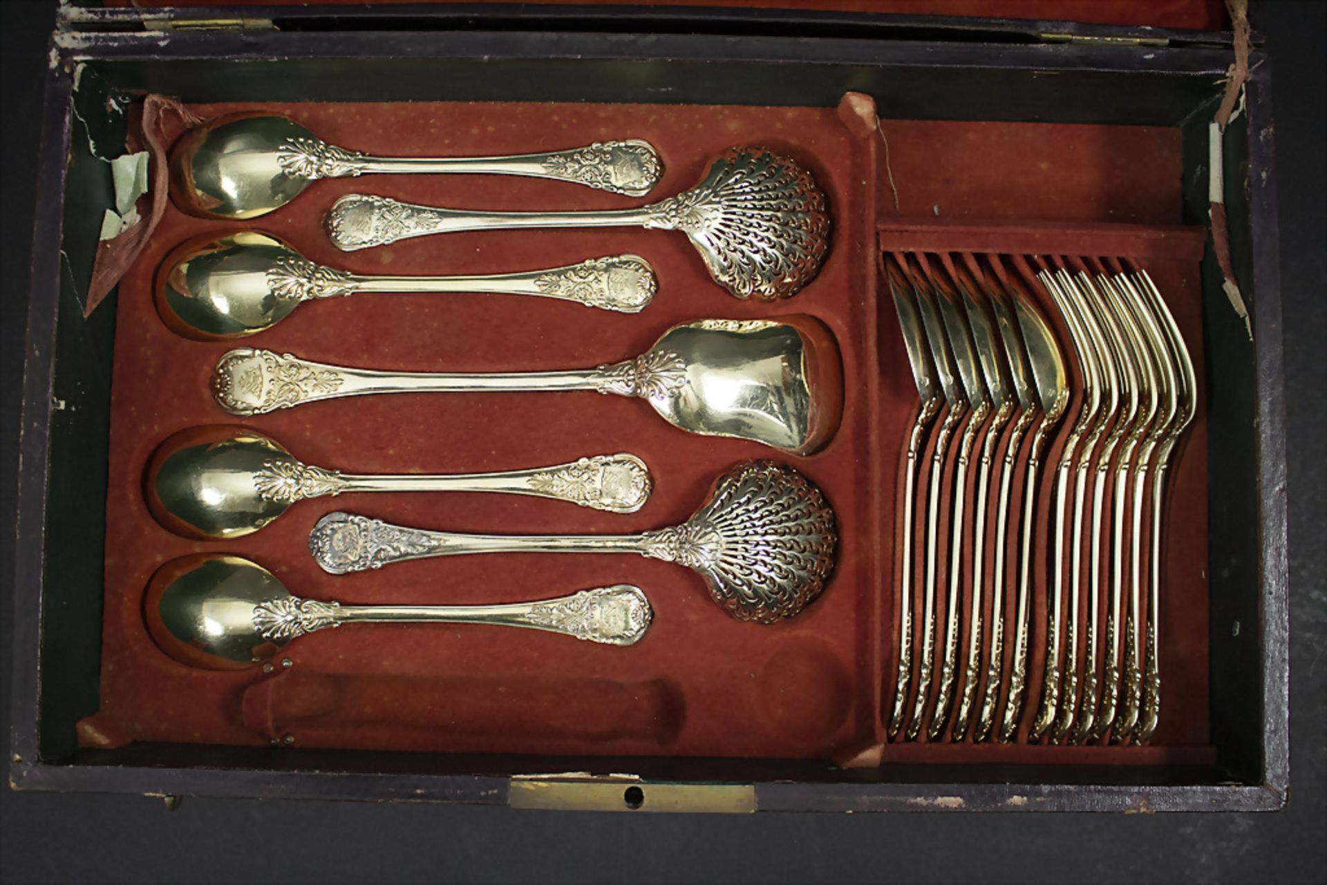 67-teiliges Silberbesteck / 67 pieces of silver cutlery, Paris, 1835-1846 - Bild 3 aus 12