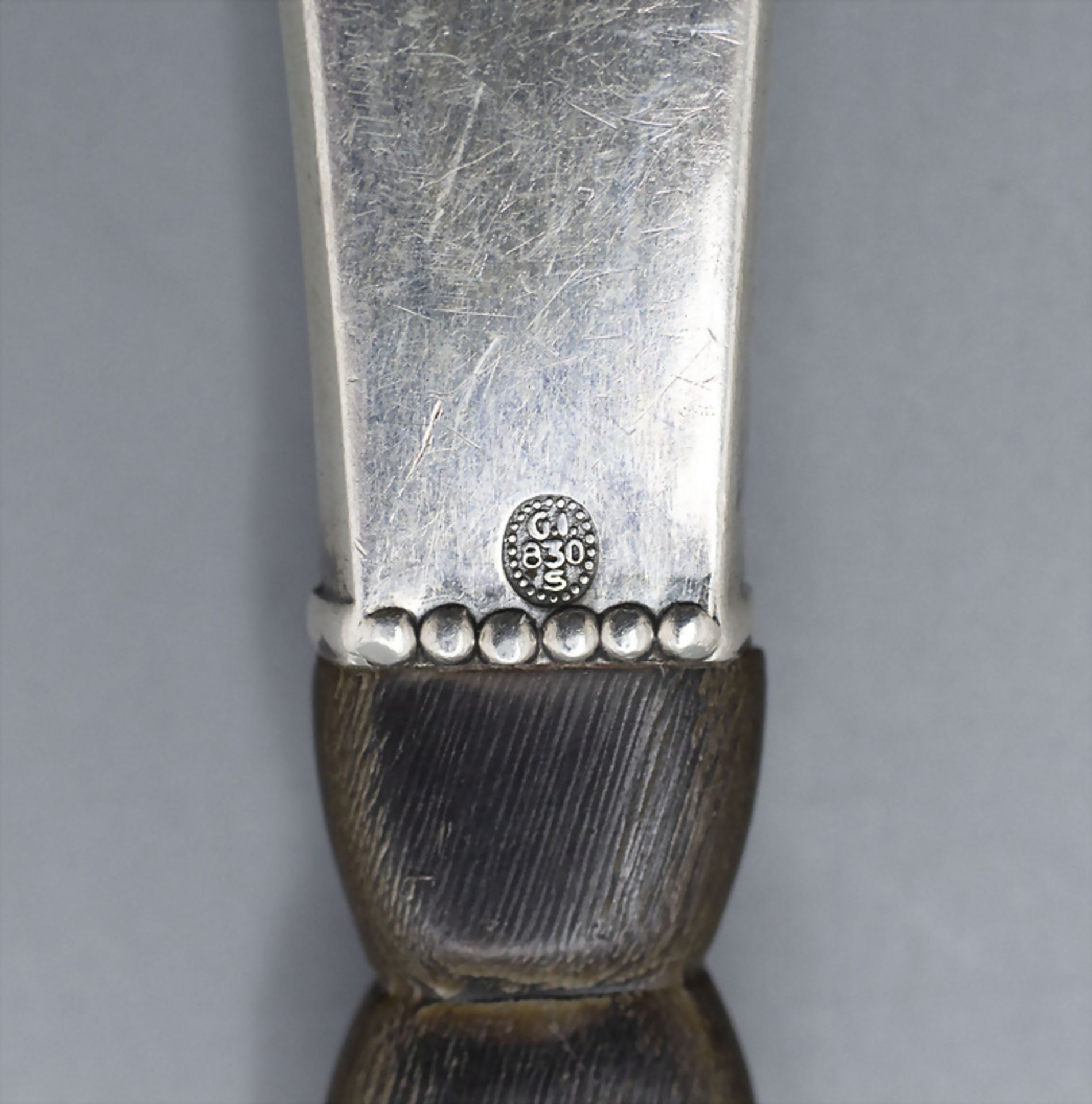 Gebäckheber 'Beaded' / A cake server 'Beaded', Christian F. Heise, Georg Jensen, Kopenhagen / ... - Image 2 of 4