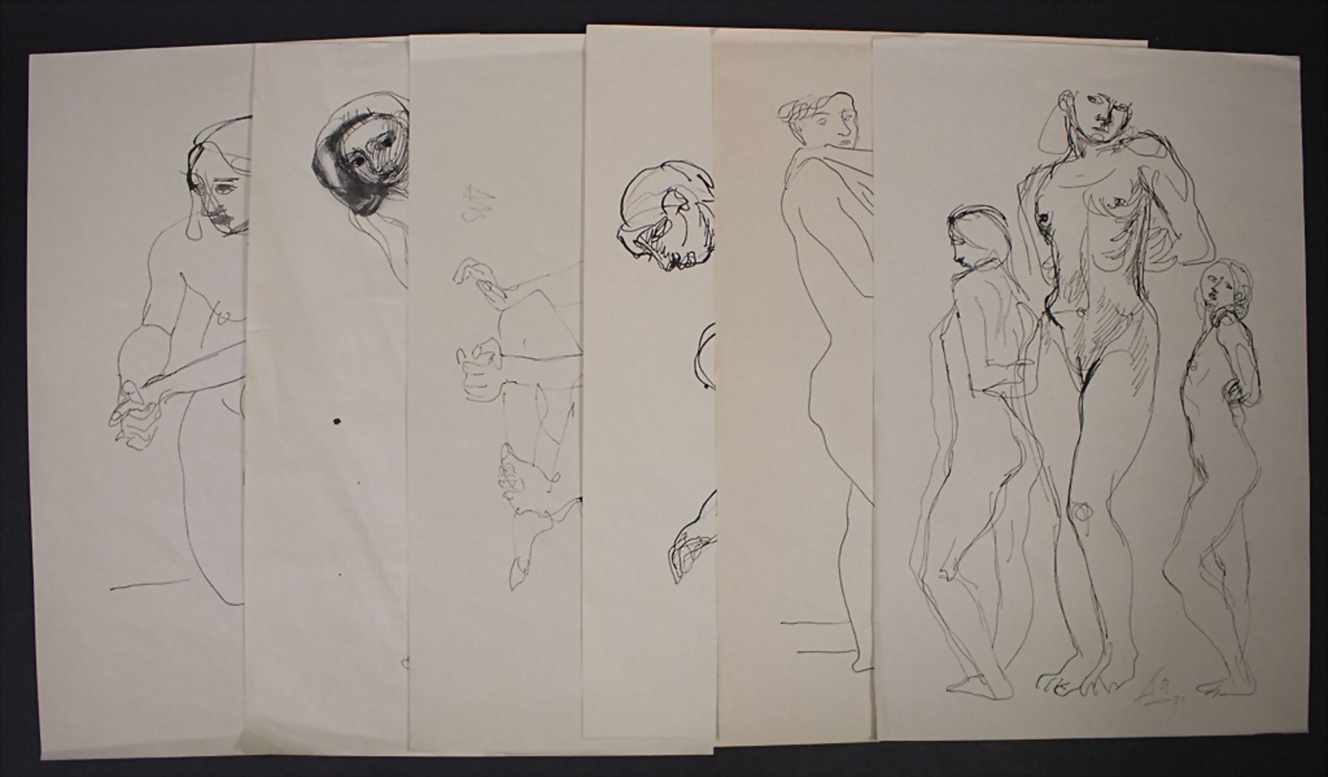 Arno BREKER (1900-1991), Konvolut 6 Akte / A set of six nudes, 20. Jh.