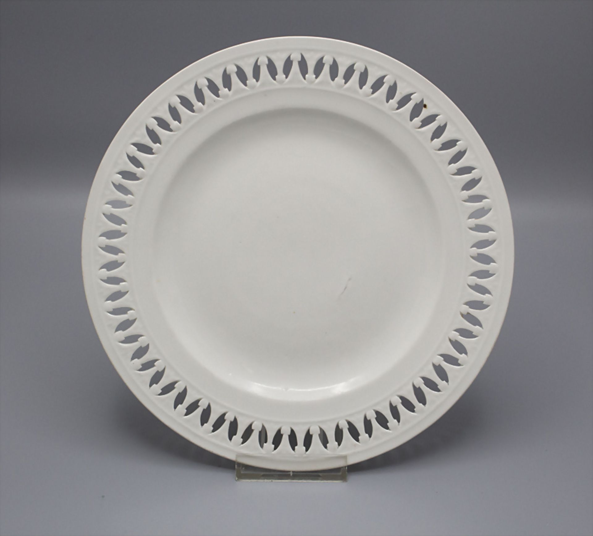 Durchbruchteller / A plate with open work, Meissen, Marcolini-Zeit, 1774-1814