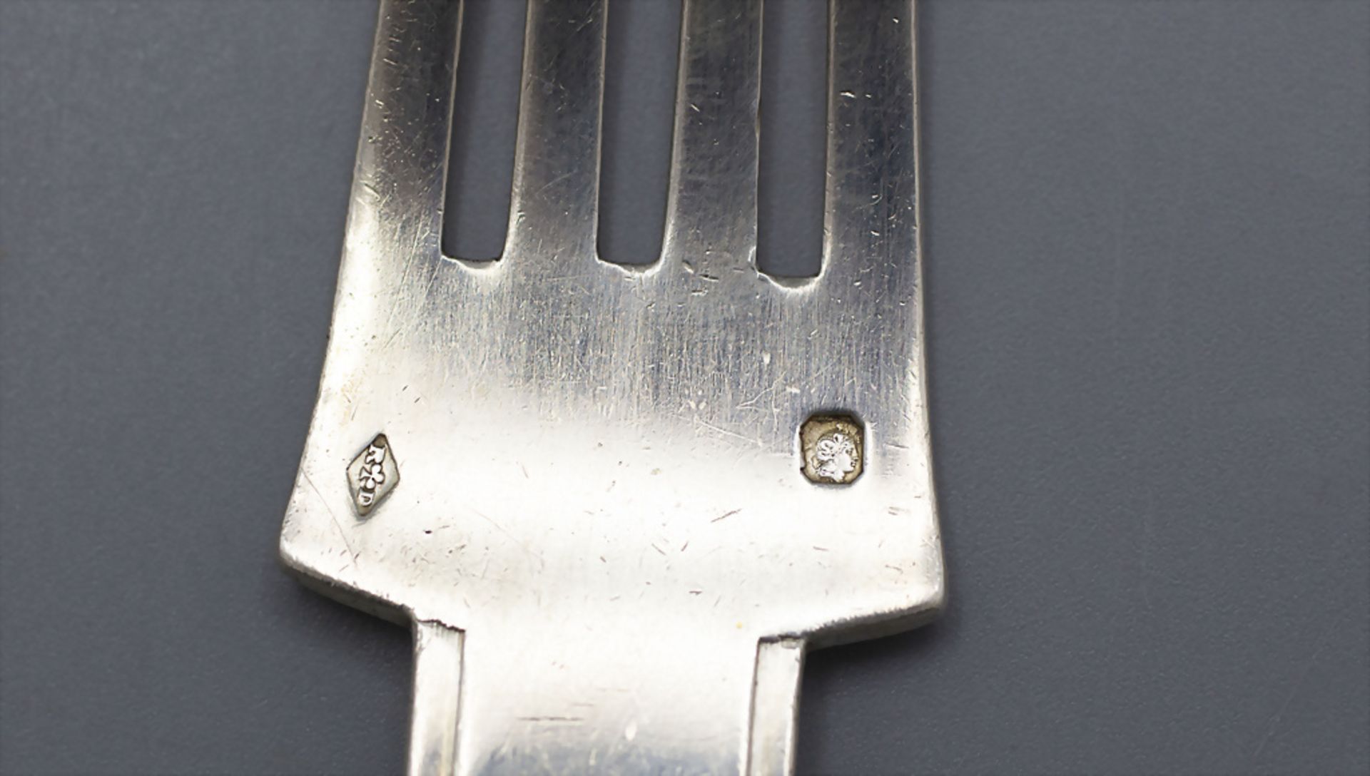 Art Déco Gabel und Löffel im Etui / An Art Deco fork and a spoon, Louis Ravinet & Charles ... - Image 6 of 7