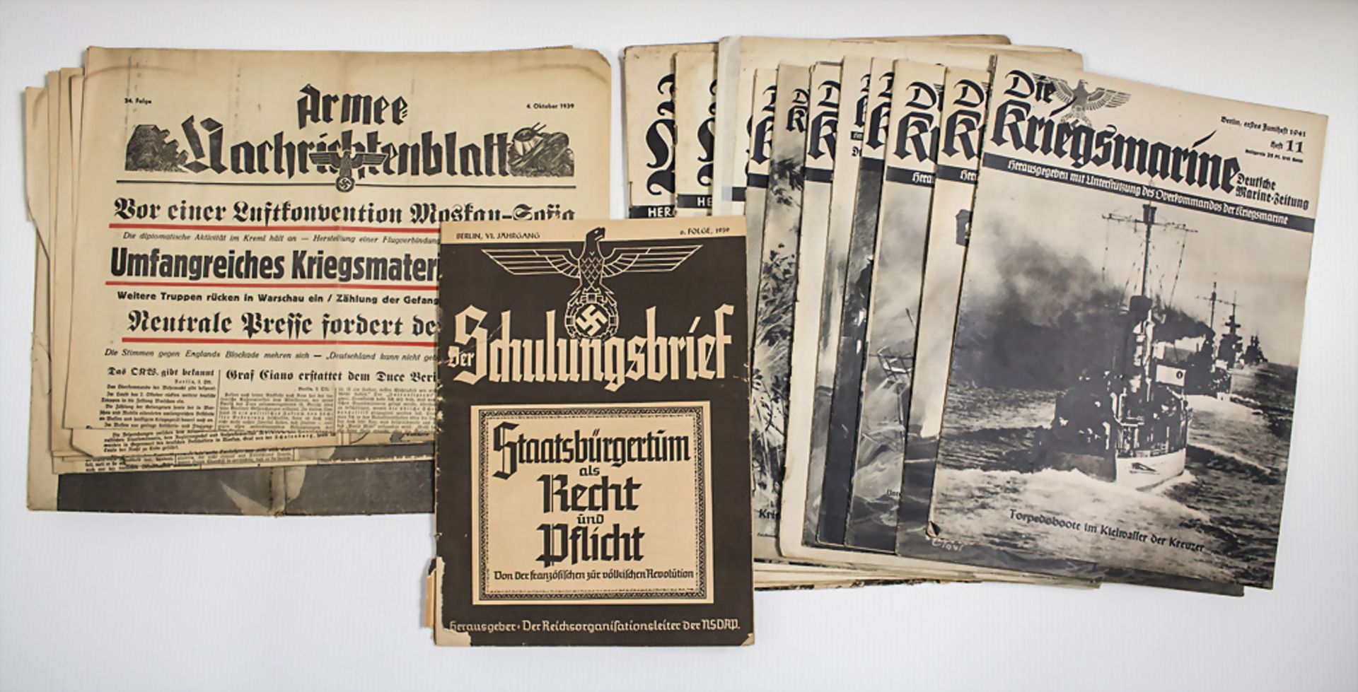 Sammlung Zeitungen und Magazine / A collection of newspapers and magazines, Drittes Reich / 2. ...