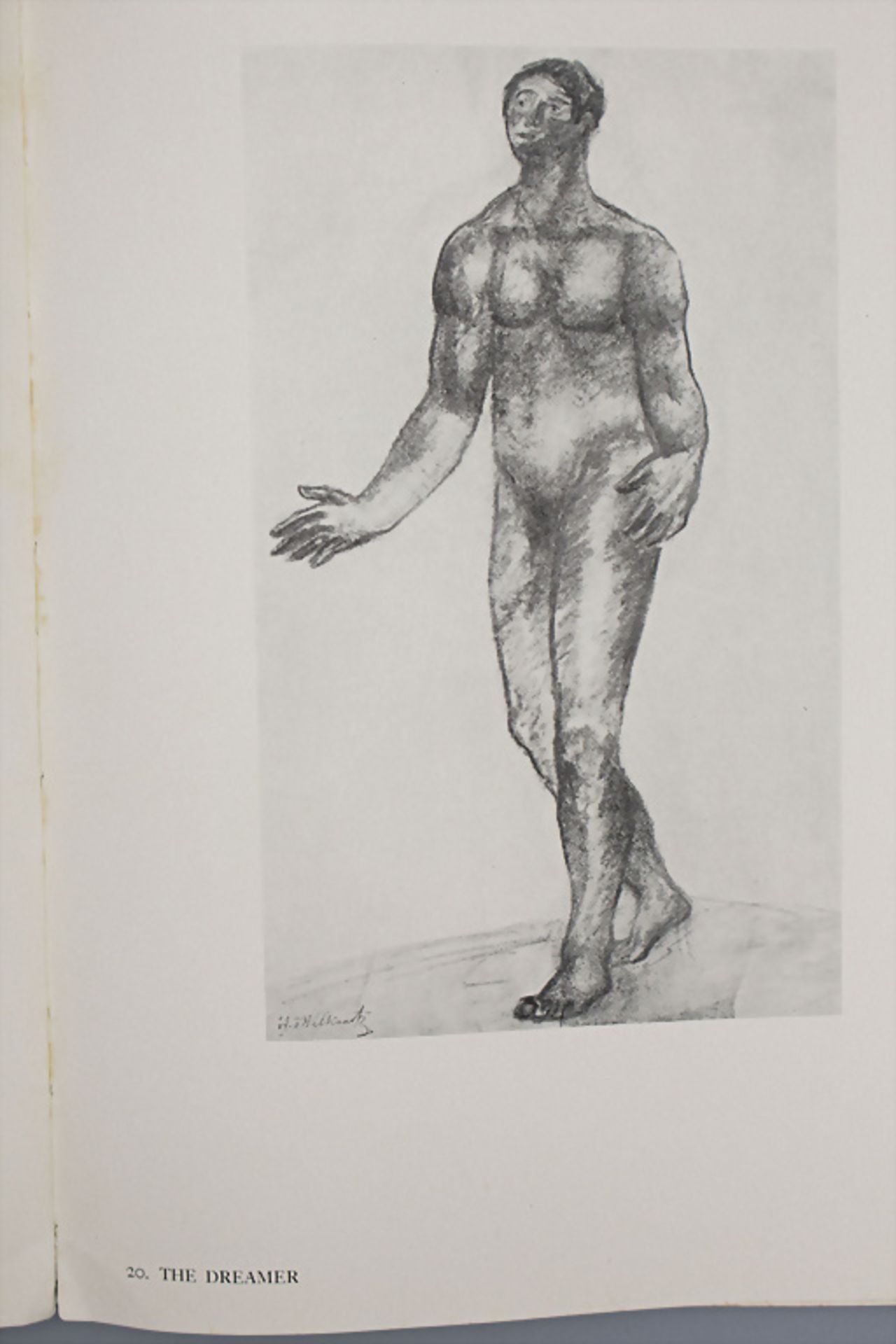 Abraham WALKOWITZ (1878-1965): 'One hundred drawings', mit Originalzeichnung, New York, 1925 - Bild 6 aus 9