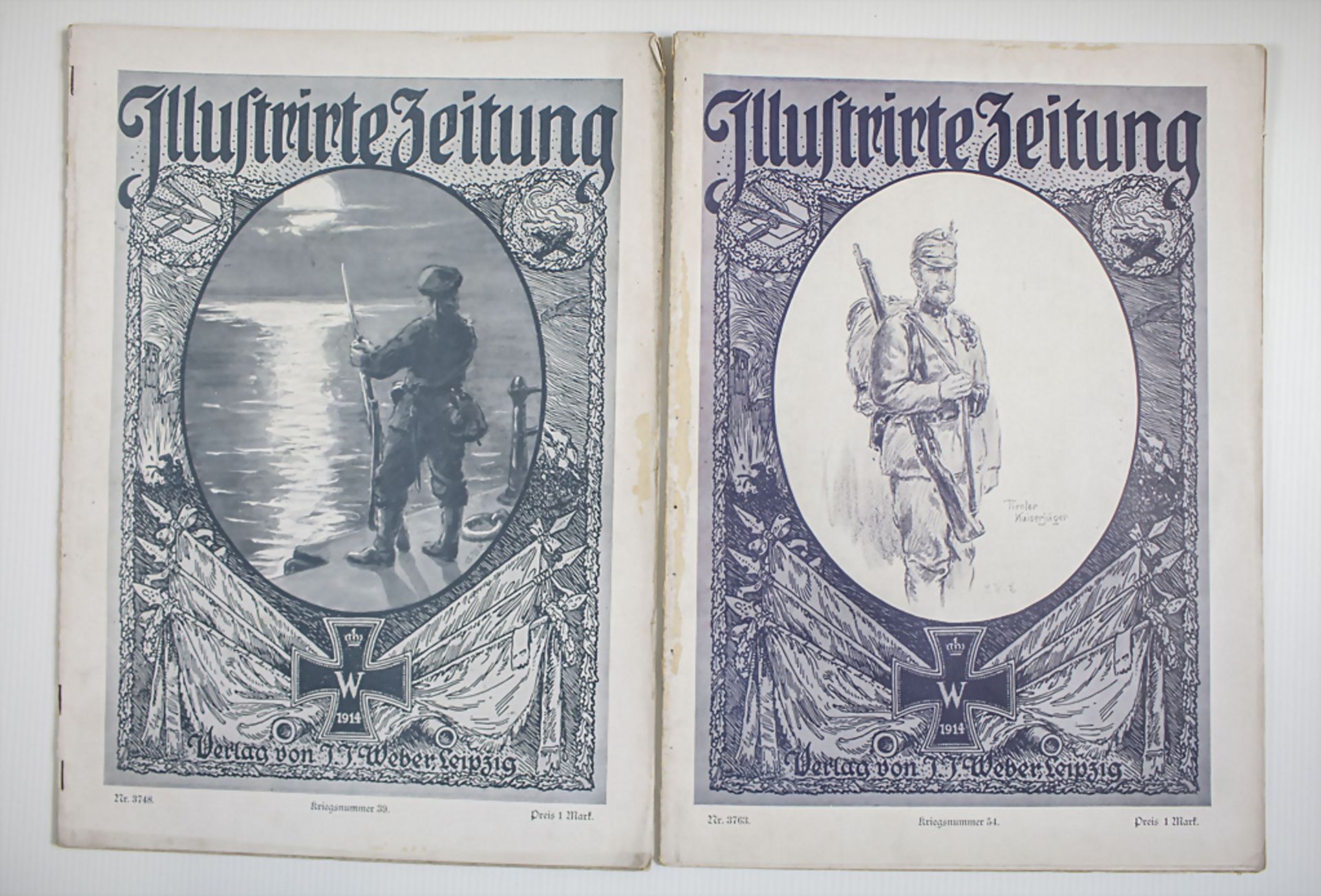 7 Ausgaben Illustrierte Zeitung, Erster Weltkrieg, 1915 - Image 3 of 6