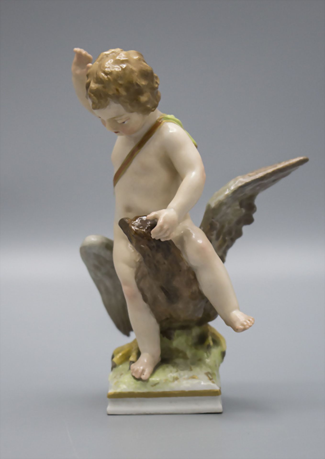 Mytologische Figur 'Jupiter auf dem Adler' / A cherub as Jupiter with an eagle, KPM Berlin, ... - Bild 2 aus 6