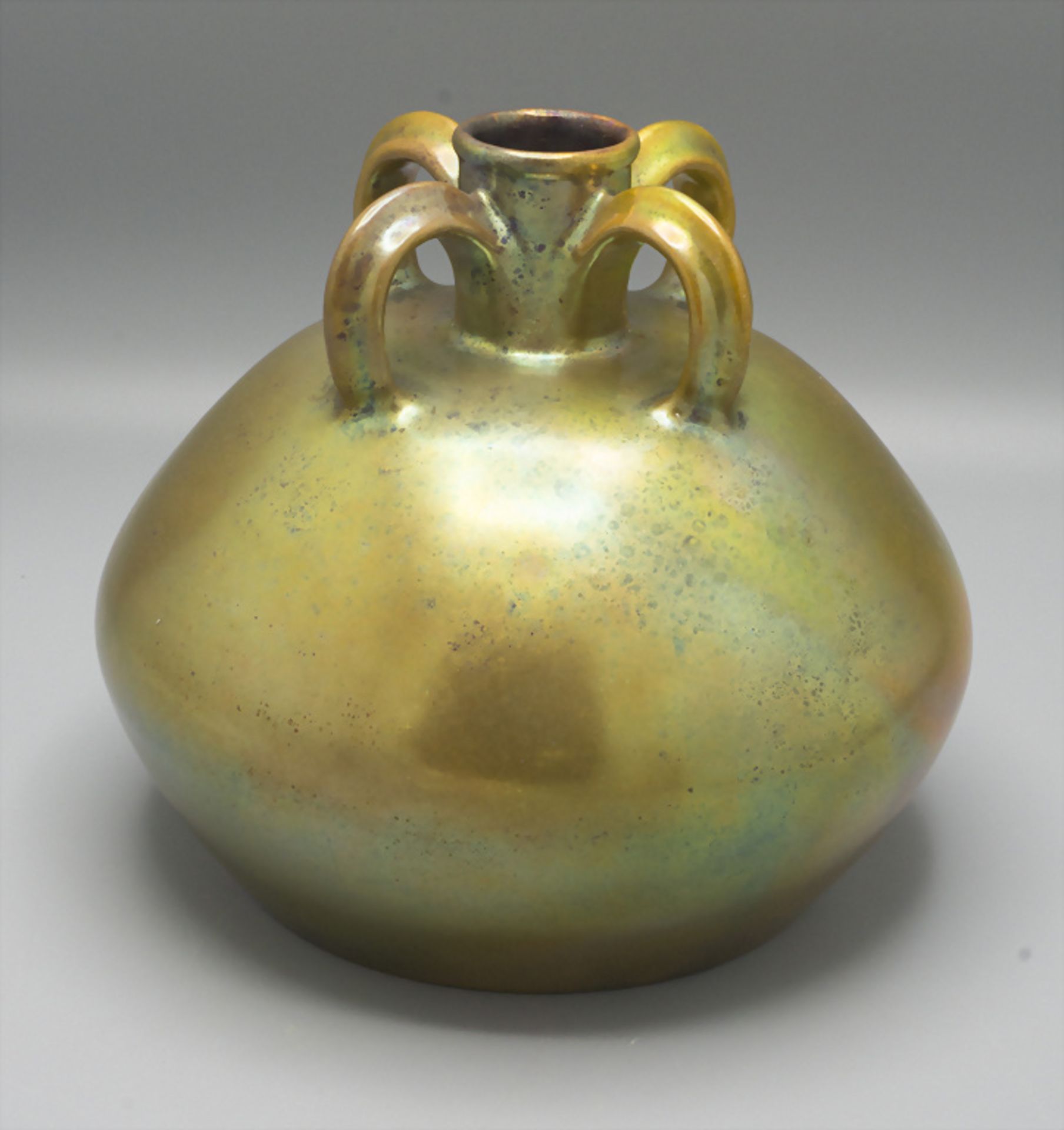 Jugendstil Vase / An Art Nouveau vase, Tadeus Sikorski, Zsolnay, Pecs - Image 2 of 5