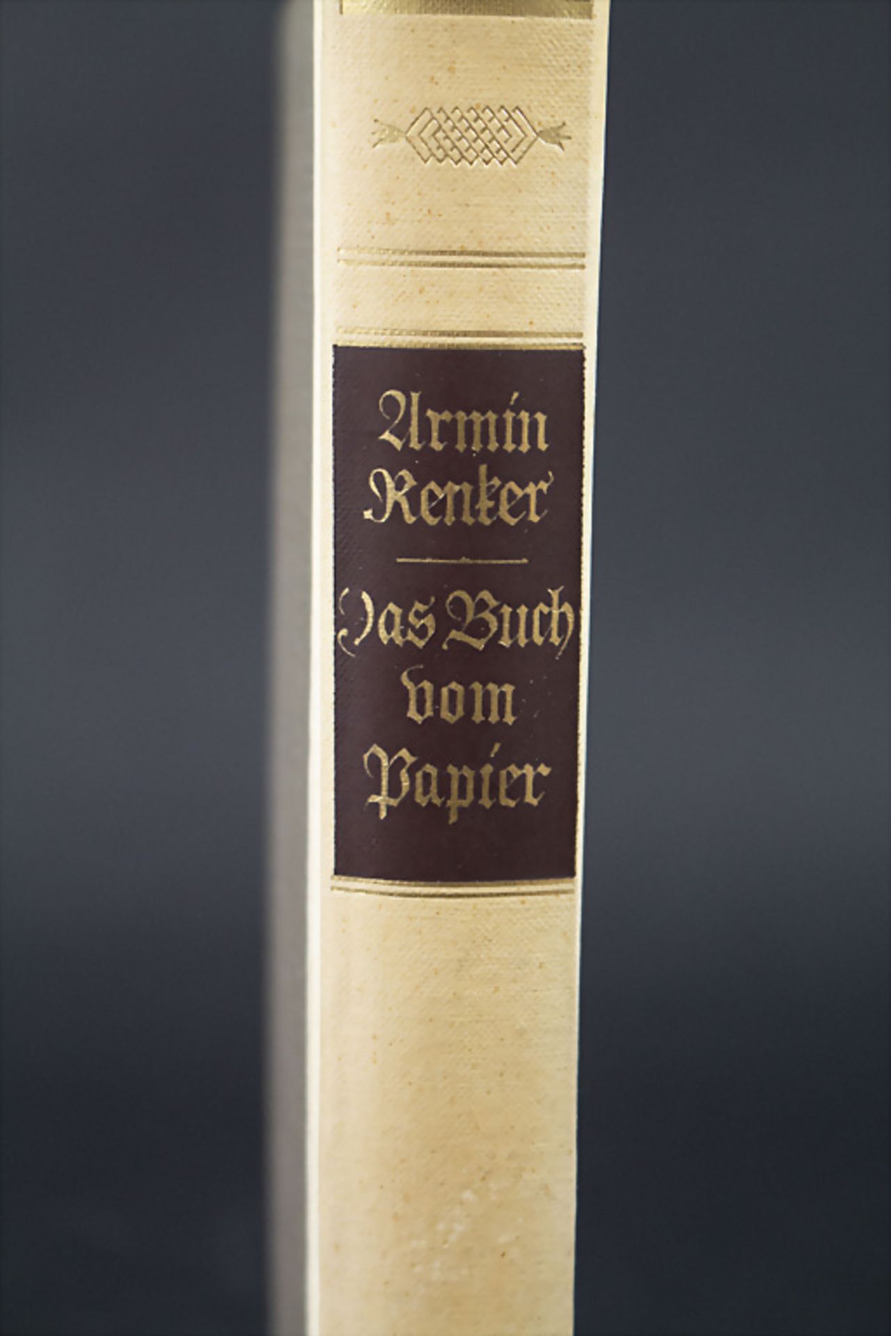 Armin Renker: 'Das Buch vom Papier', 1929 - Bild 2 aus 4