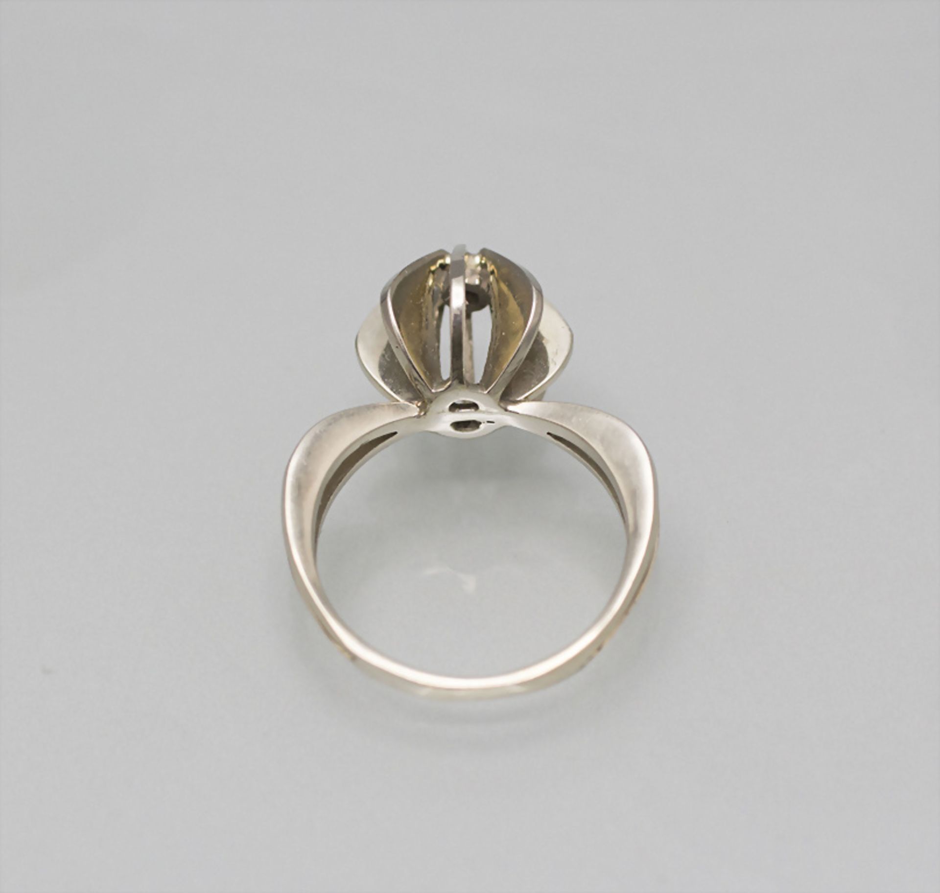 Damenring mit Brillant / A ladies 18 ct gold ring with diamond - Bild 4 aus 4