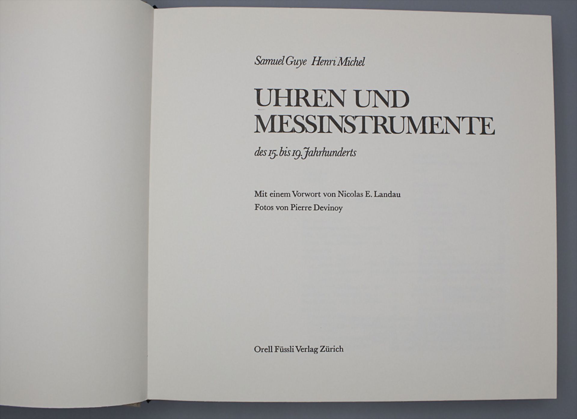 Zwei Bücher zu 'Uhren und (Zeit-)Messinstrumente', 20. Jh. - Image 7 of 10