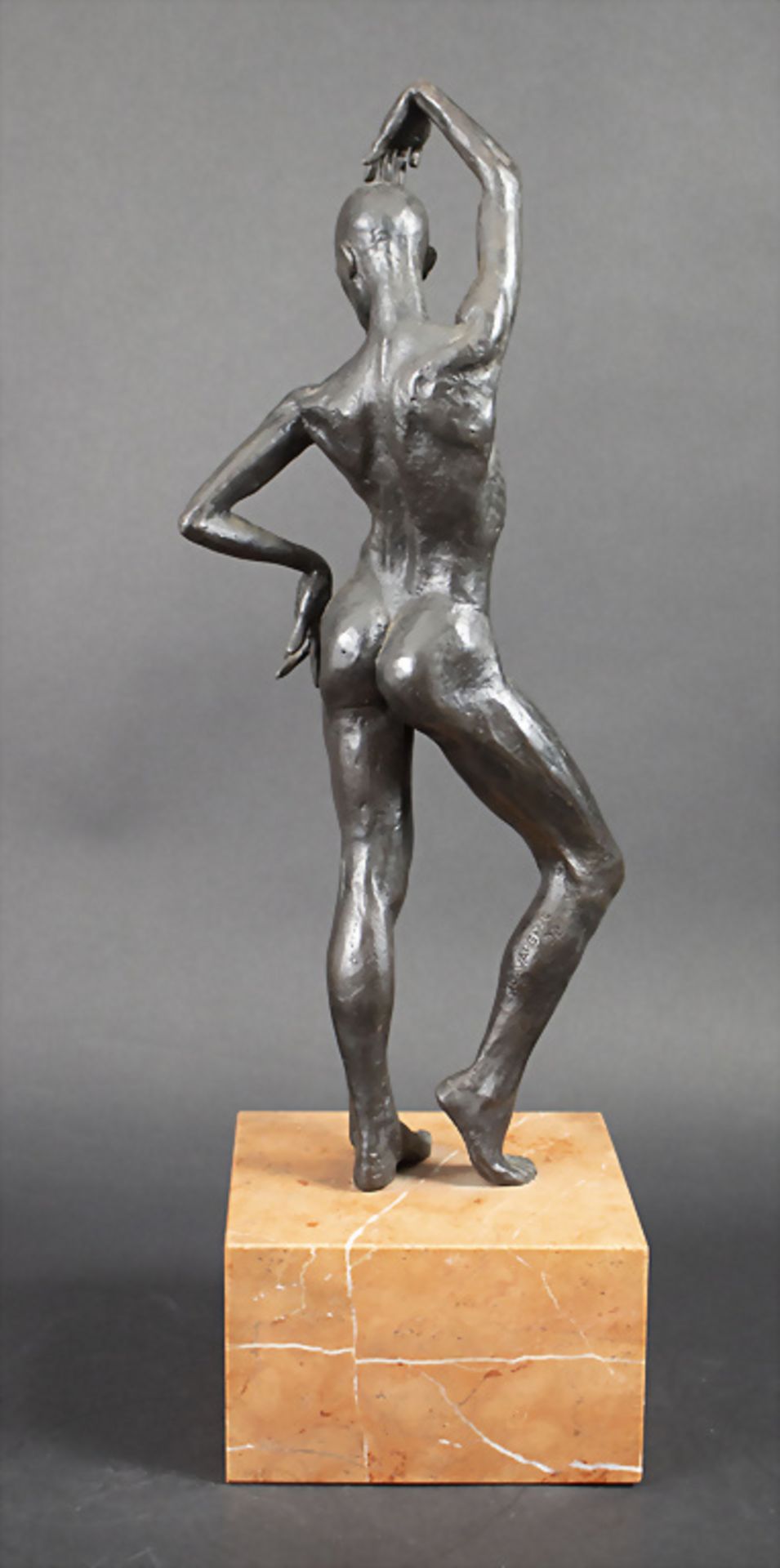 Nicolas Lavarenne (geb. 1953 in Chamalières), Bronzeskulptur 'Männlicher Akt' / A bronze ... - Bild 4 aus 8