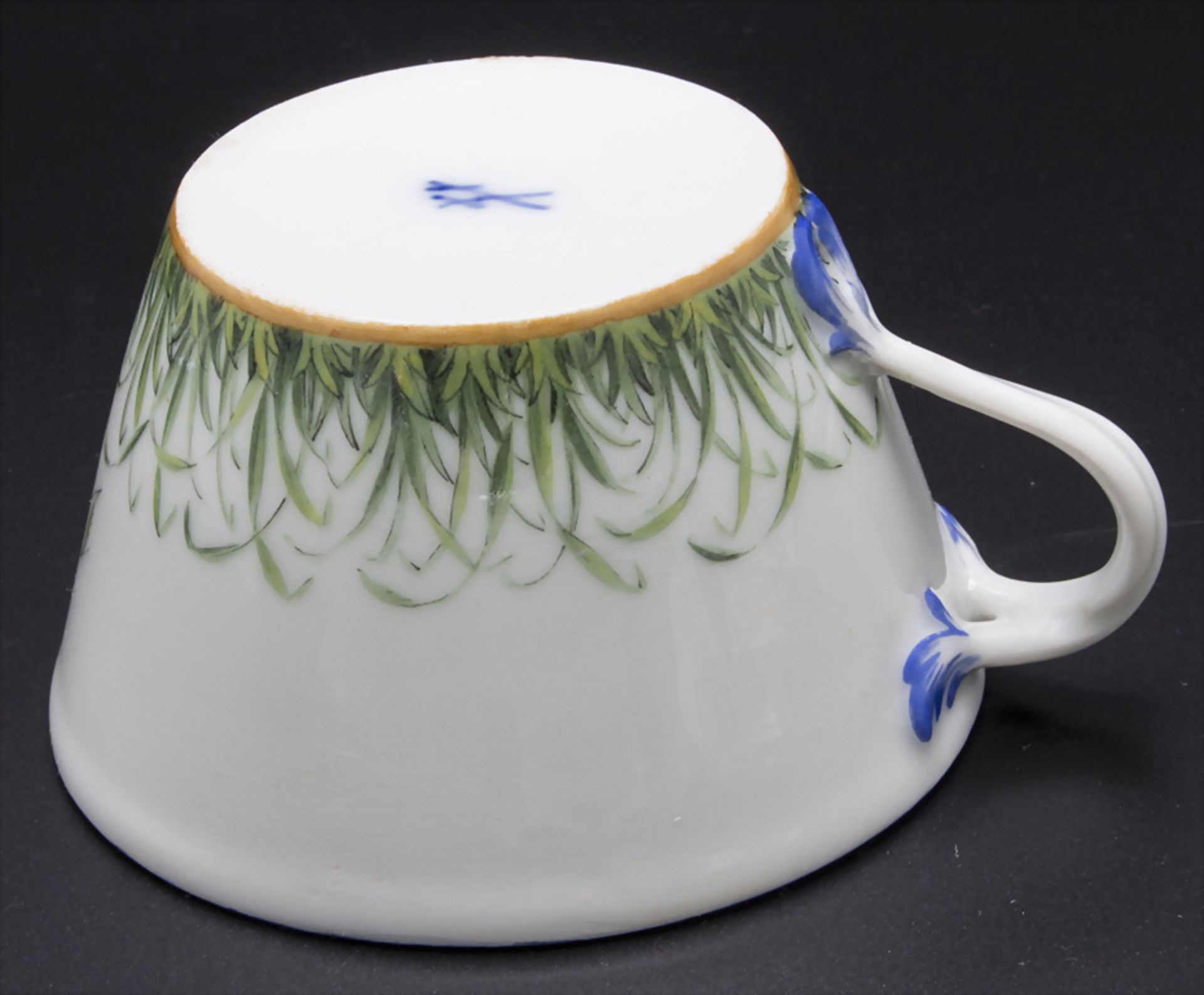 Tasse und UT mit Monogramm / A cup with saucer with monogram, Meissen, Anfang 19. Jh. - Image 14 of 18