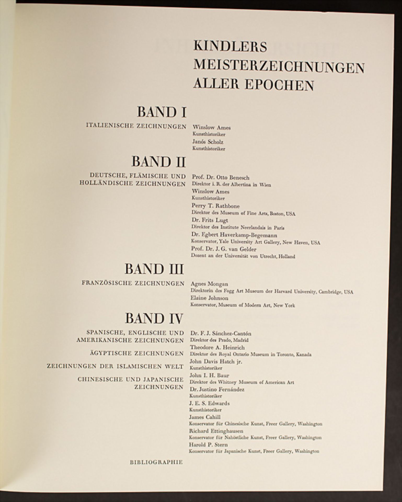 Ira Moskowitz (Hg.): 'Kindlers Meisterzeichnungen aller Epochen', 1962