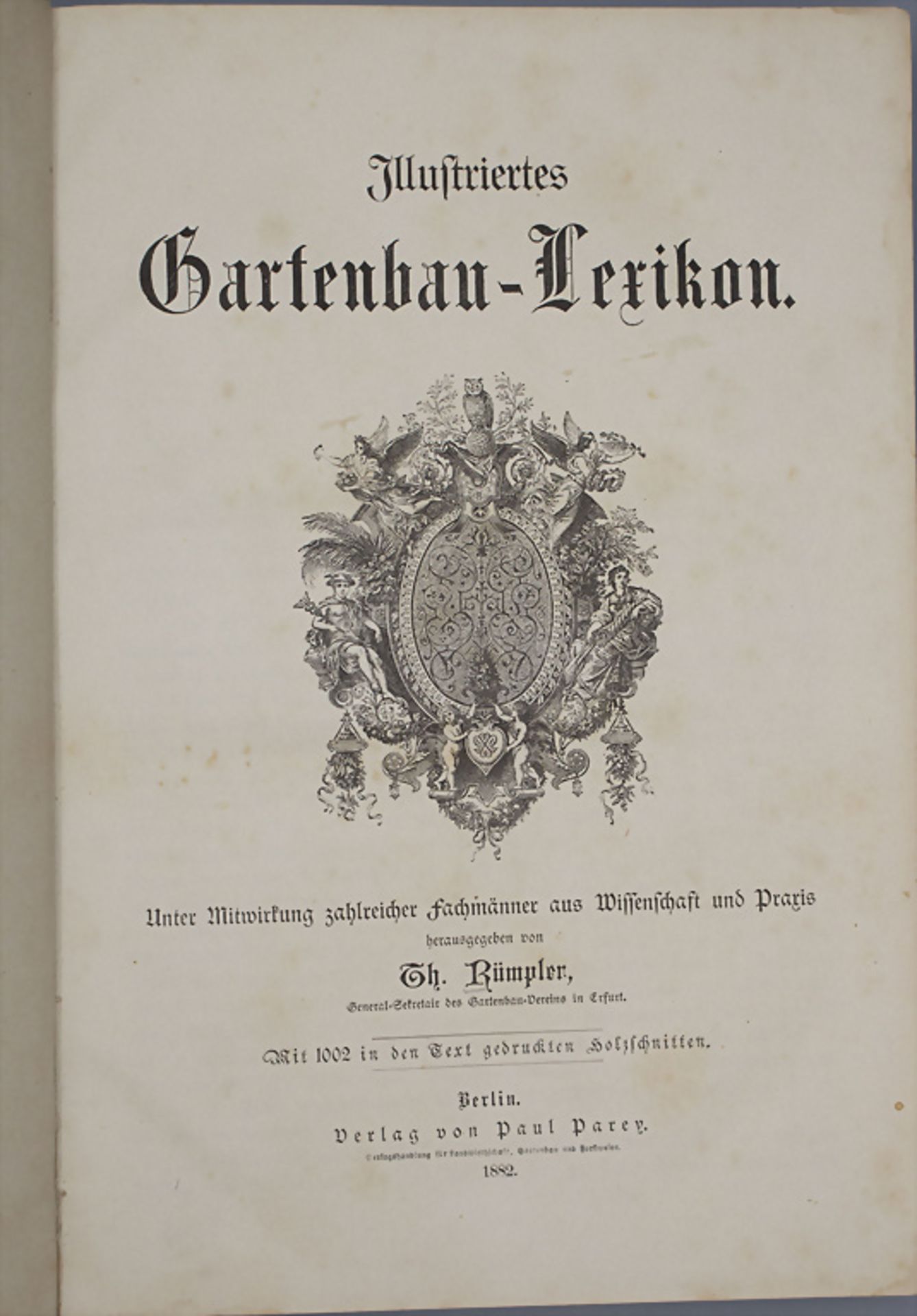 Th. Rümpler: 'Illustriertes Gartenbau-Lexikon', 1882 - Image 2 of 6
