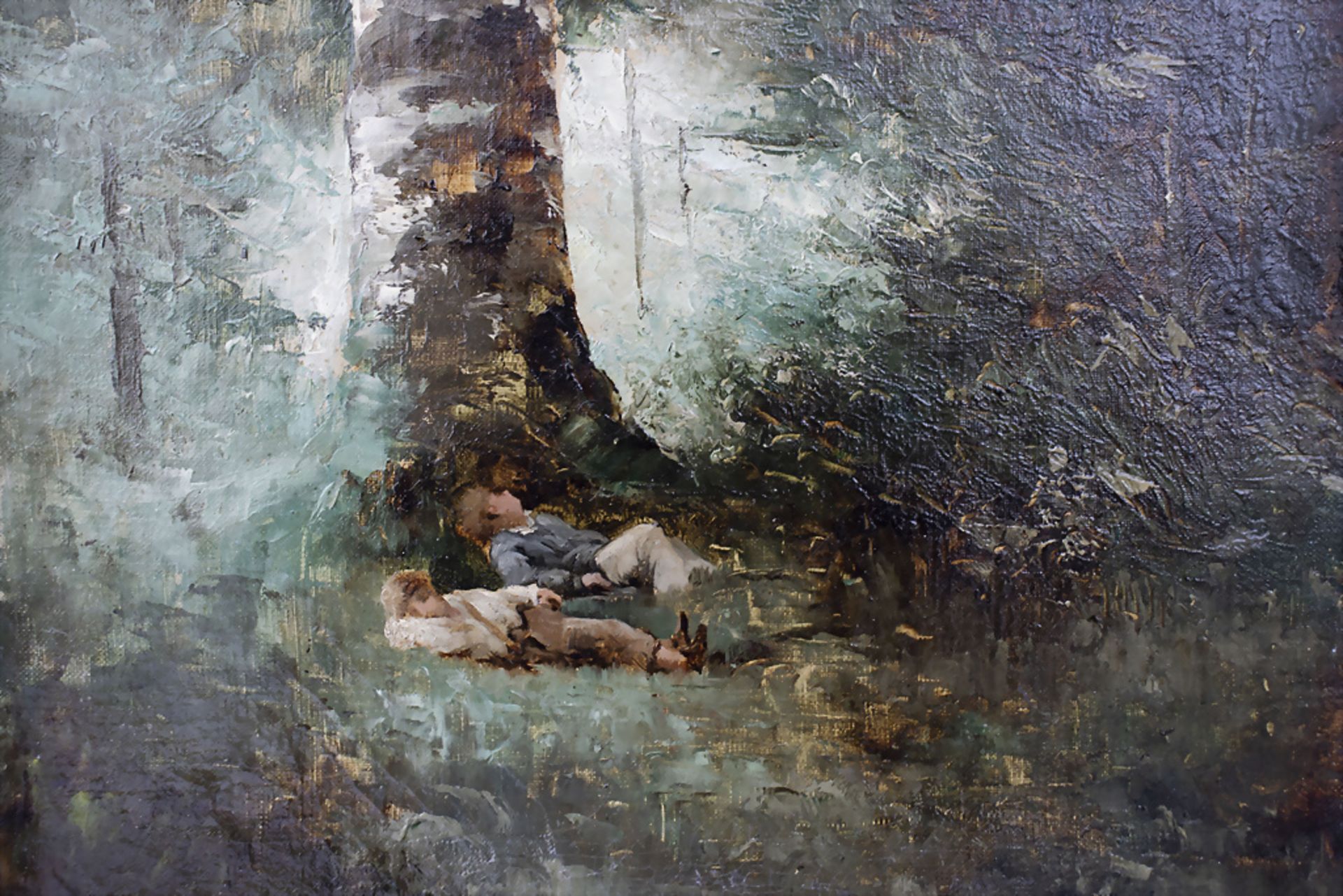 Adolphe MONTICELLI (1824-1886) zugeschr., Siesta im Wald - Bild 5 aus 6