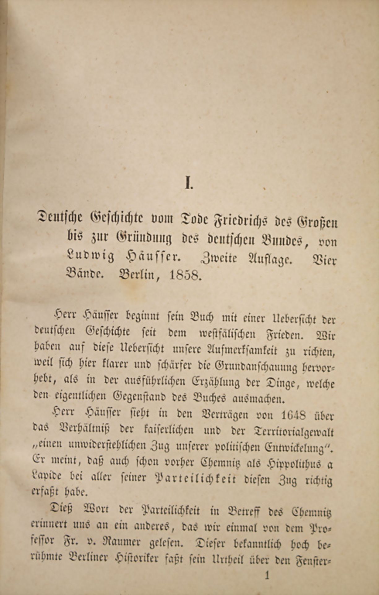 Dr. Onno Klopp: 'Kleindeutsche Geschichtsbaumeister',1863 - Image 5 of 5