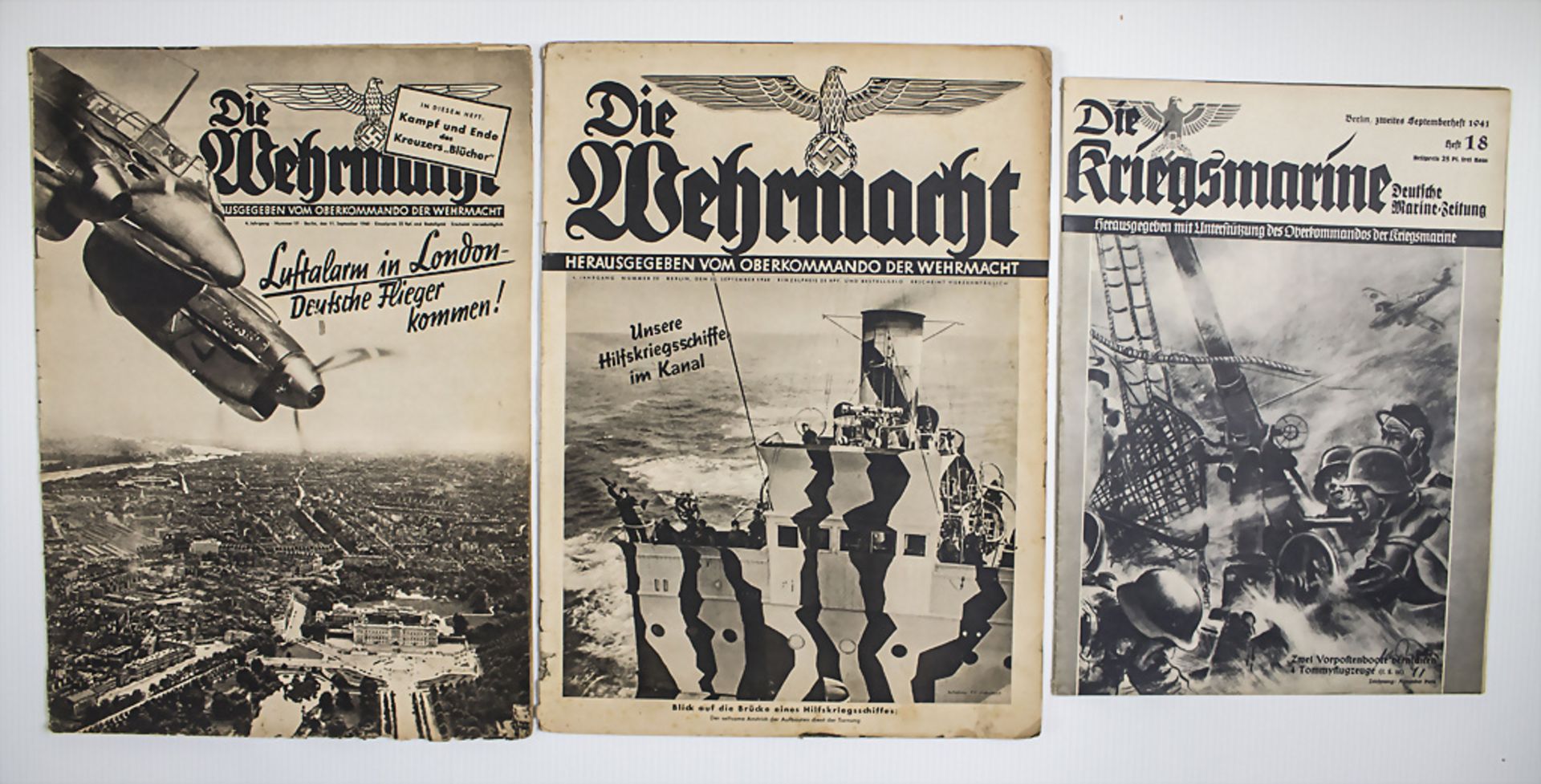 Sammlung Zeitungen und Magazine / A collection of newspapers and magazines, Drittes Reich / 2. ... - Image 3 of 3