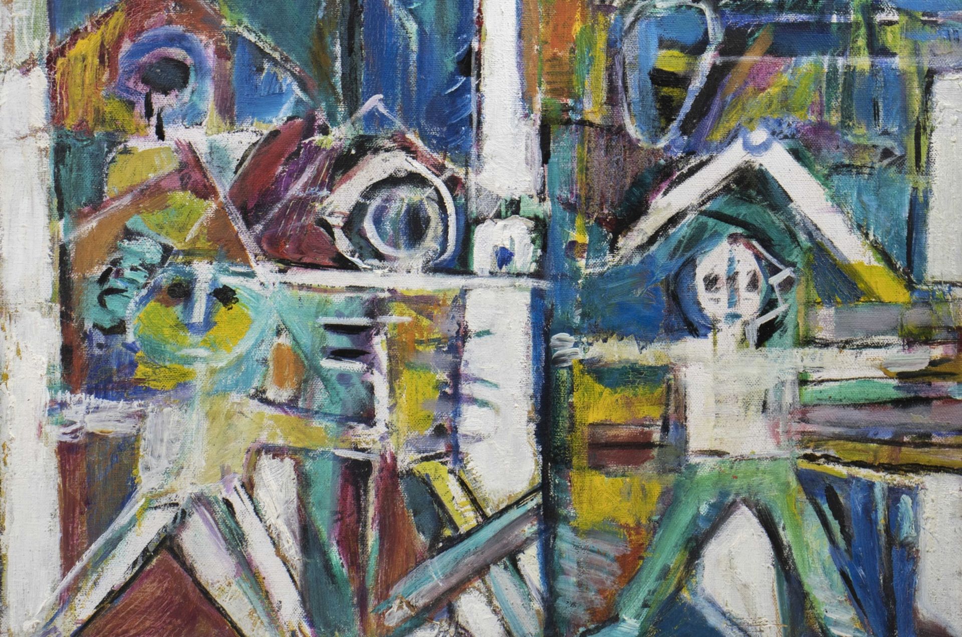 Moshe TAMIR (1924-2004), 'Figures', 1991 - Image 4 of 6