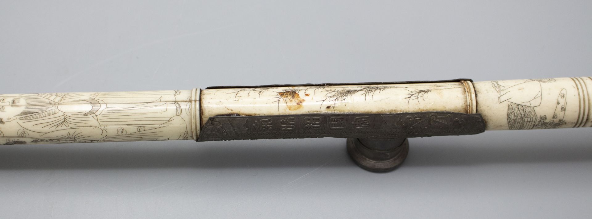 Opiumpfeife / An opium pipe, China, wohl 19. Jh. - Bild 4 aus 5