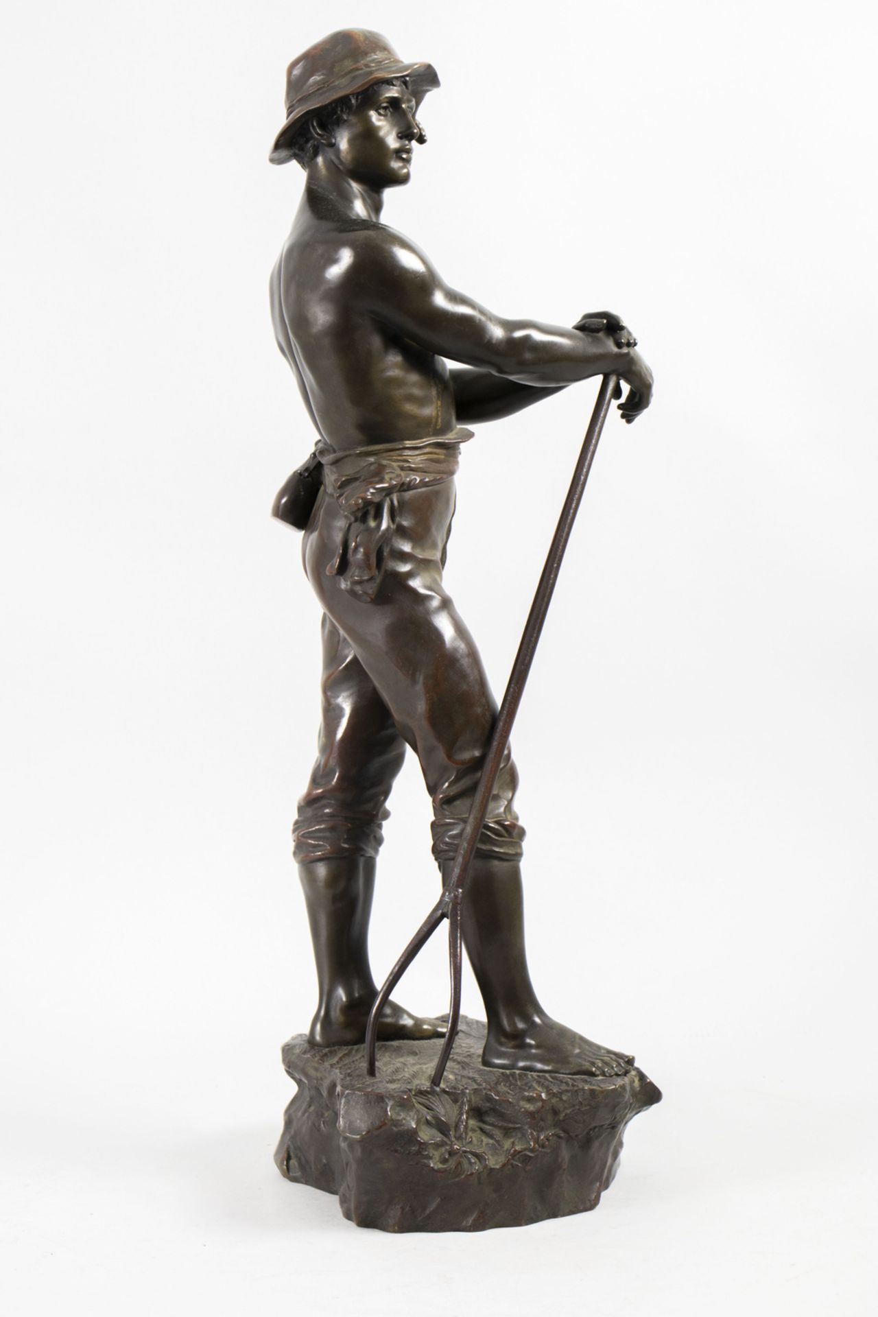 Charles Octave LEVY (1840-1899), Le Faneur (Der Heuwender) / Bronze sculputure 'The hay turner' - Image 5 of 9