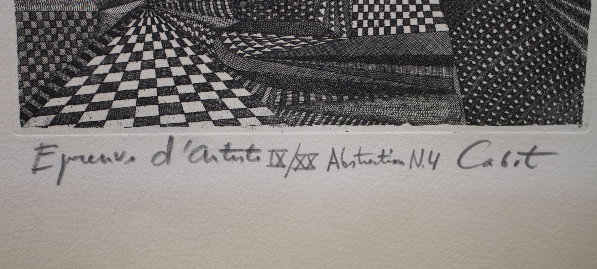 Roland CARBOT (1929-2020), 'Abstraction N.4' - Bild 3 aus 4