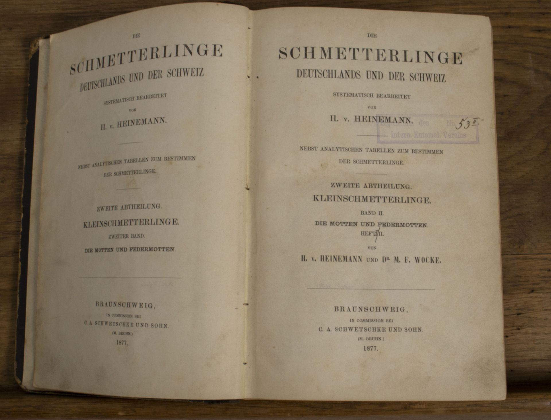 Hermann von Heinemann (1812-1871) und Dr. M. Wocke, 'Die Schmetterlinge Deutschlands und der ...