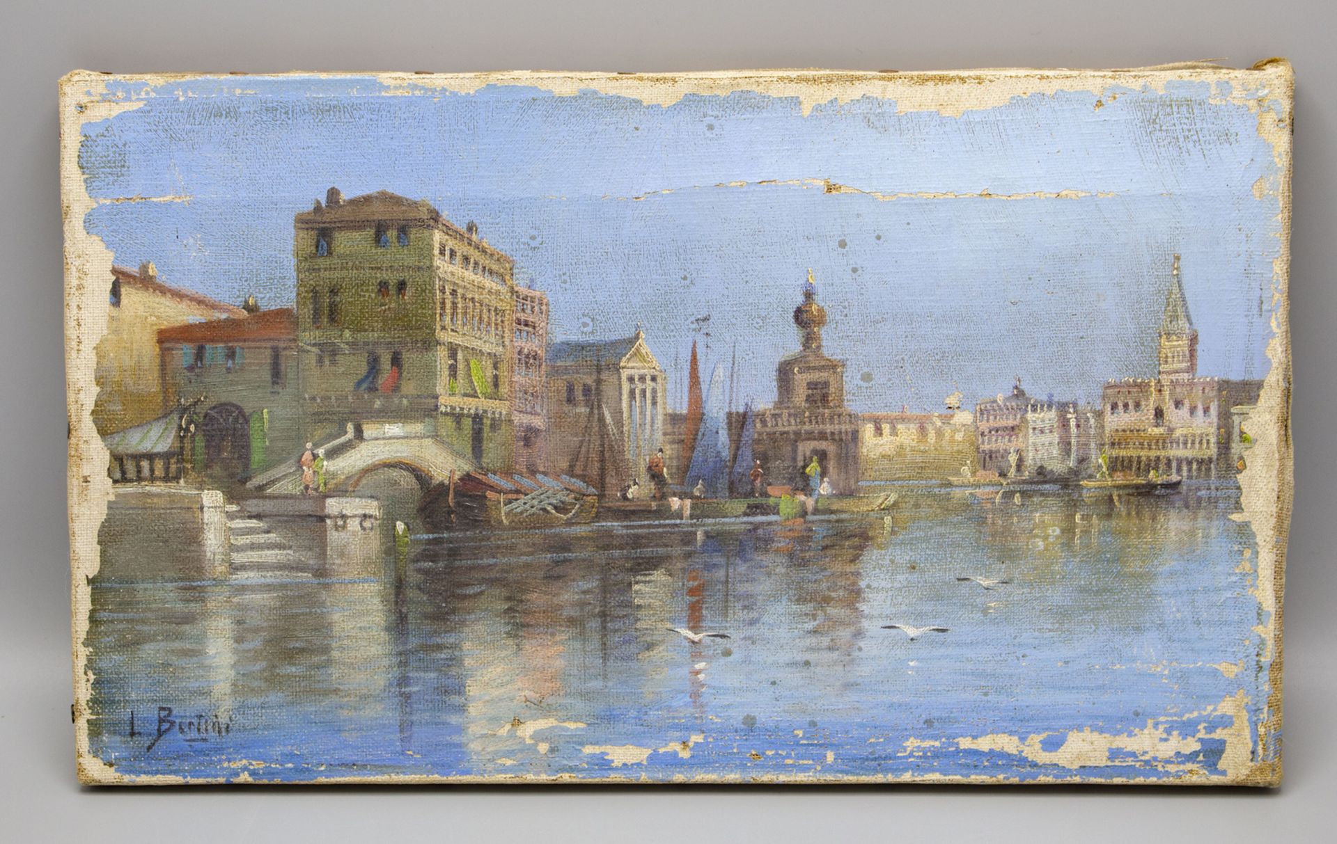 Karl Kaufmann (1843-1905), 'Venedigansicht vom Canal Grande aus' / 'A view of Venice from ...
