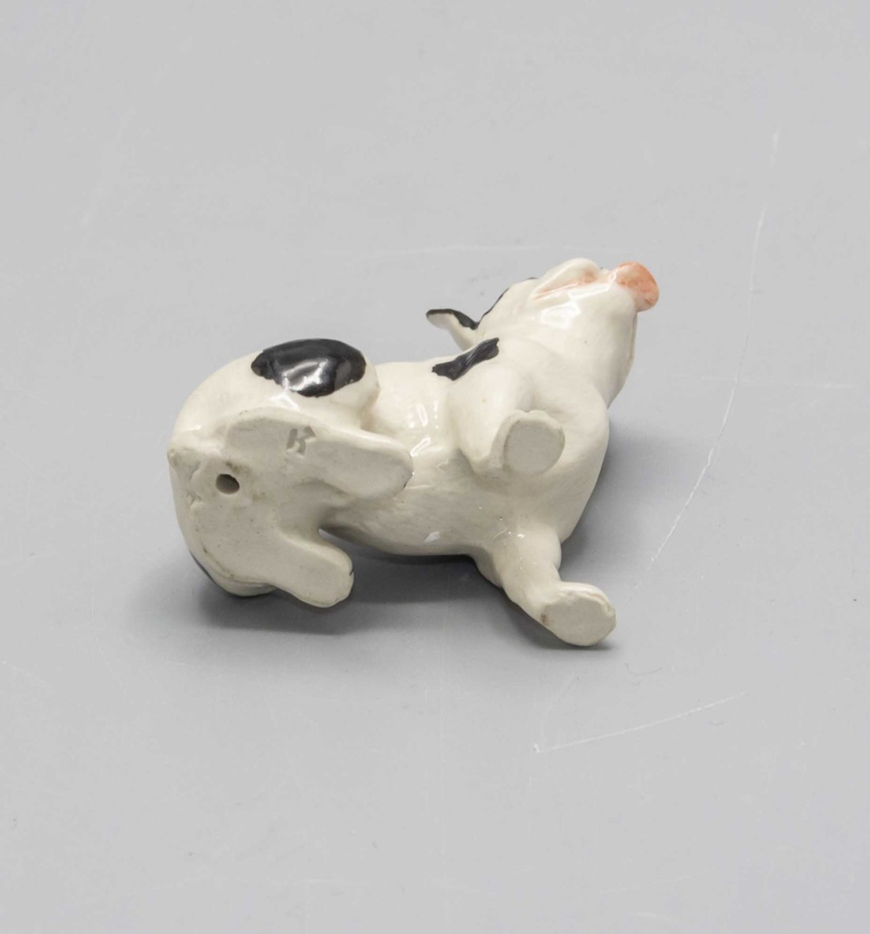 Kleine Französische Bulldogge / A small figure of a French bulldog, Anfang 20. Jh. - Bild 5 aus 5