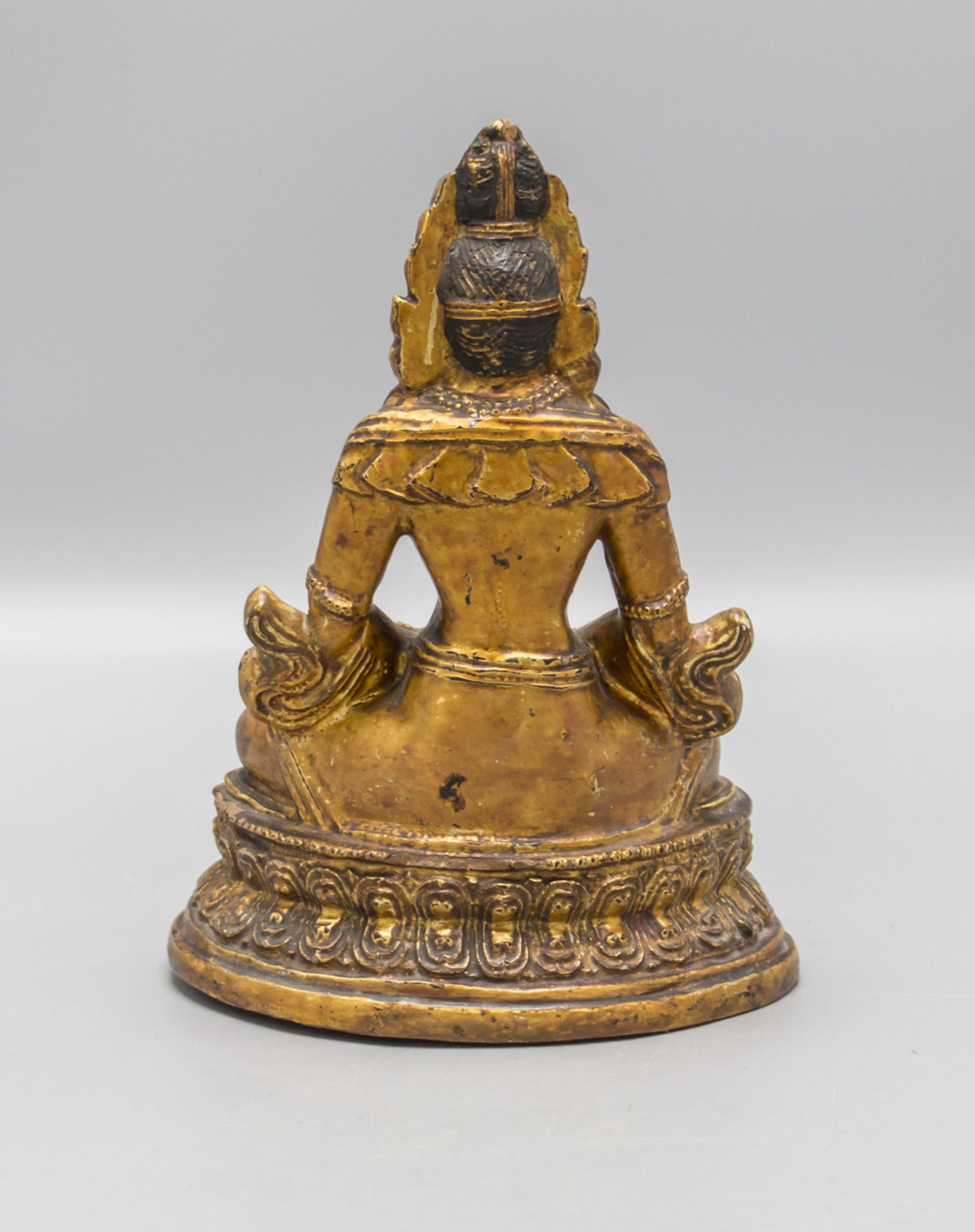 Sitzender Buddha / A sitting Buddha, 18. Jh. - Image 3 of 5