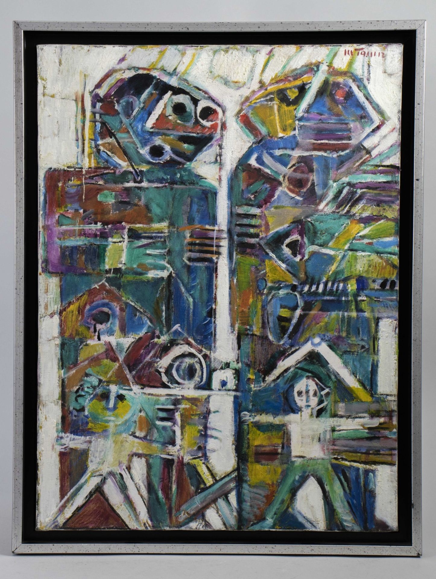 Moshe TAMIR (1924-2004), 'Figures', 1991 - Image 2 of 6