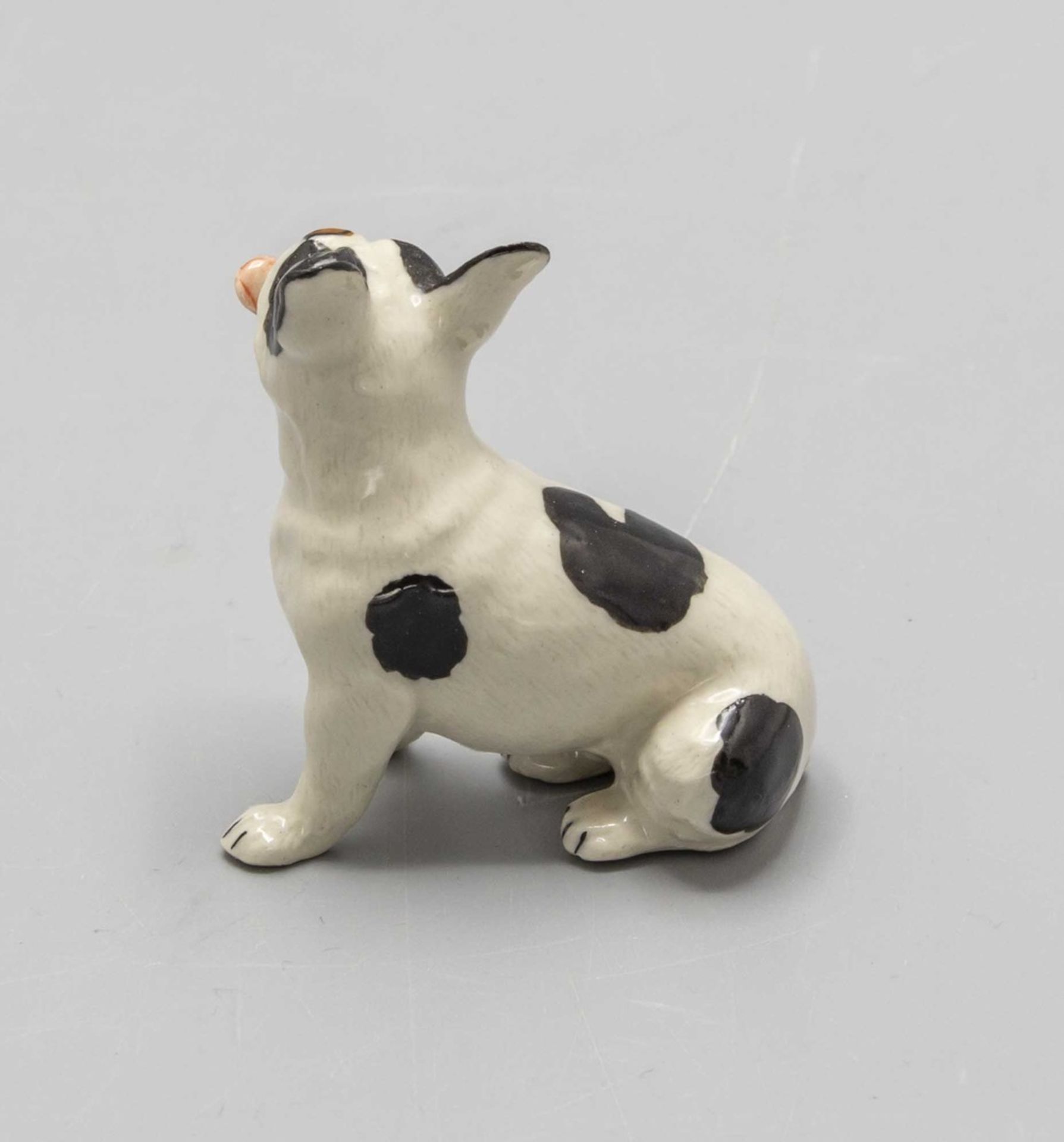 Kleine Französische Bulldogge / A small figure of a French bulldog, Anfang 20. Jh. - Bild 4 aus 5