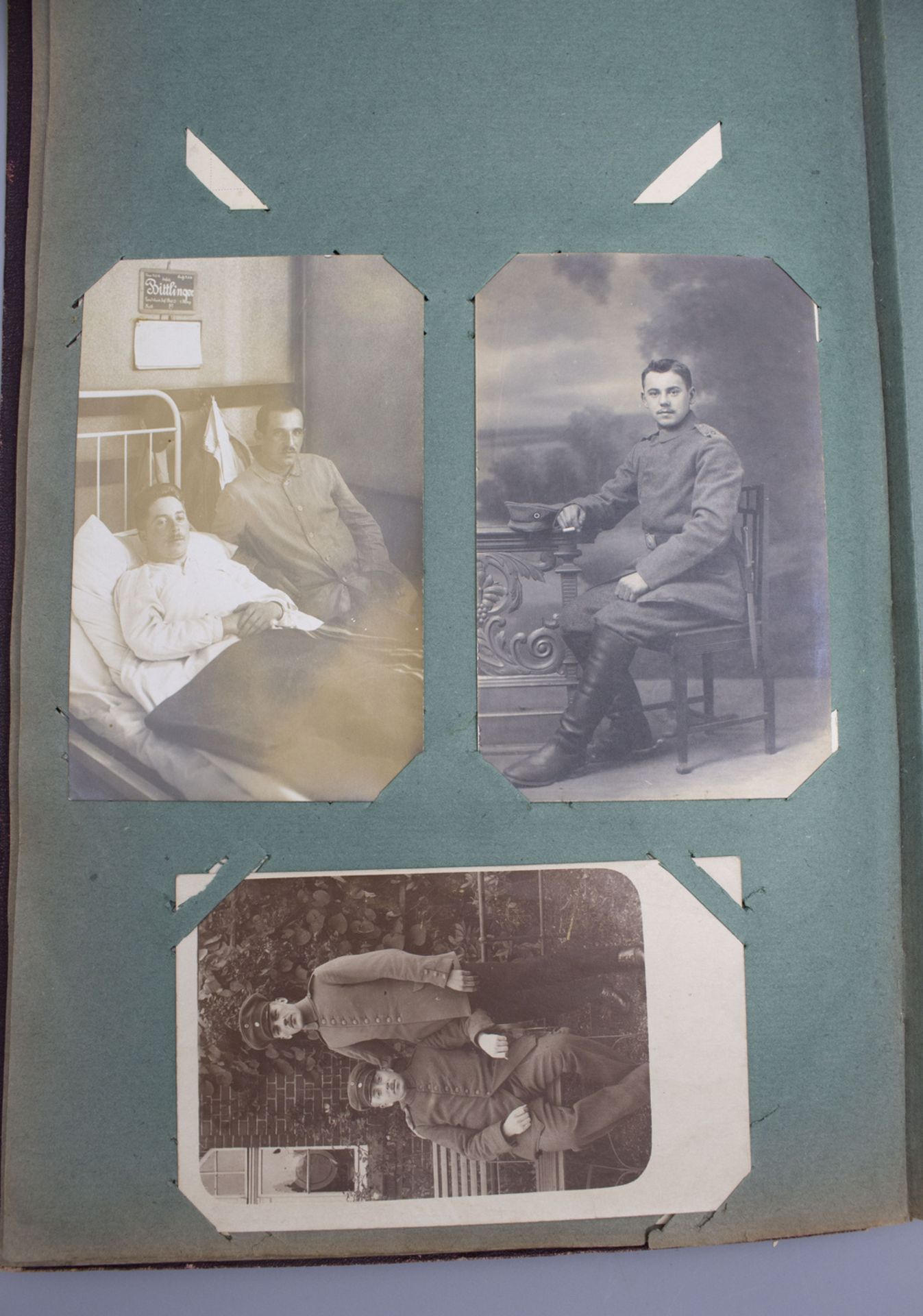 Fotoalbum aus der Zeit des 1. Weltkrieges / An album with photographs of WW I - Bild 4 aus 5