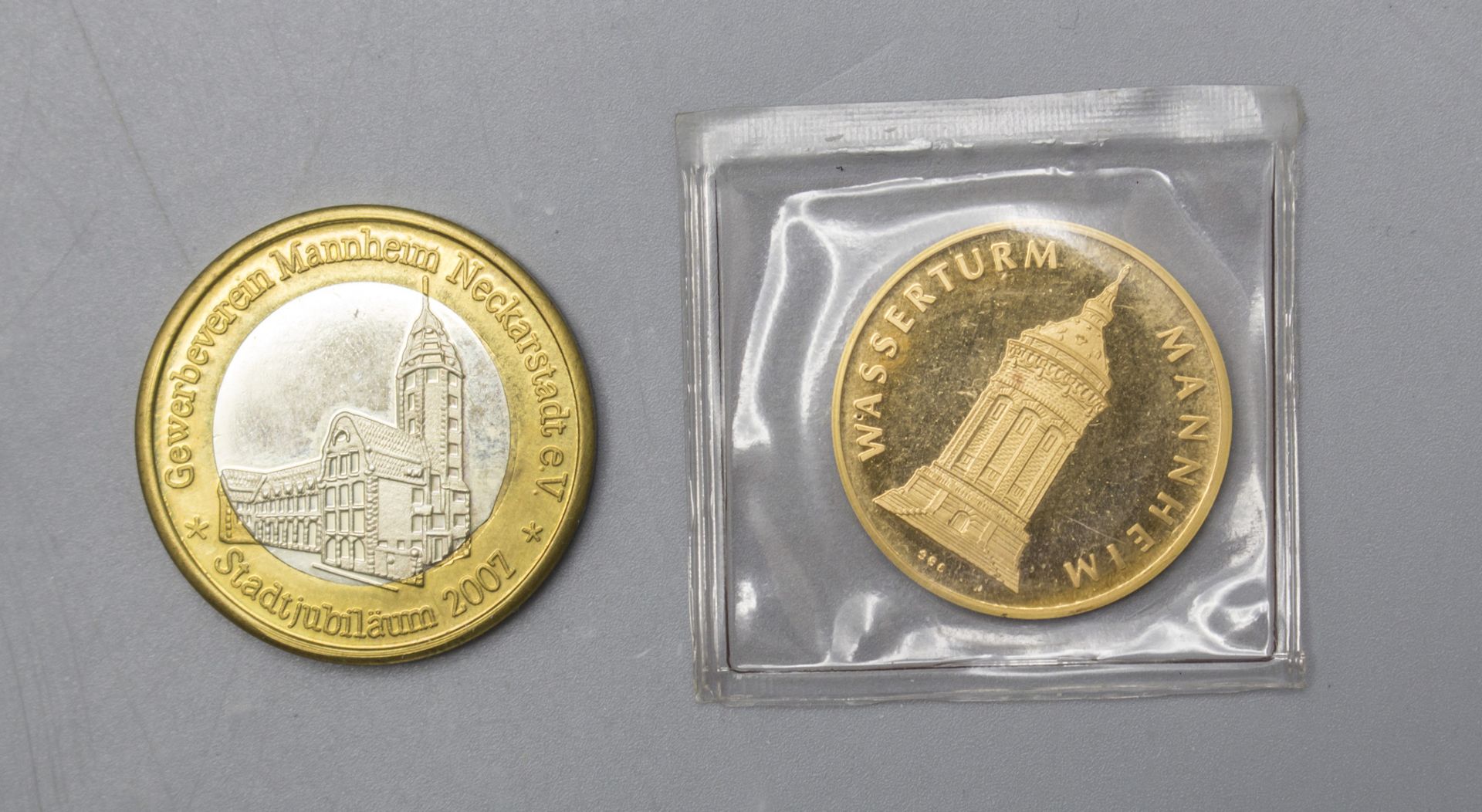 Konvolut Münzen und Medaillen / A collection of coins and medals, unter anderem Mannheim - Image 10 of 10