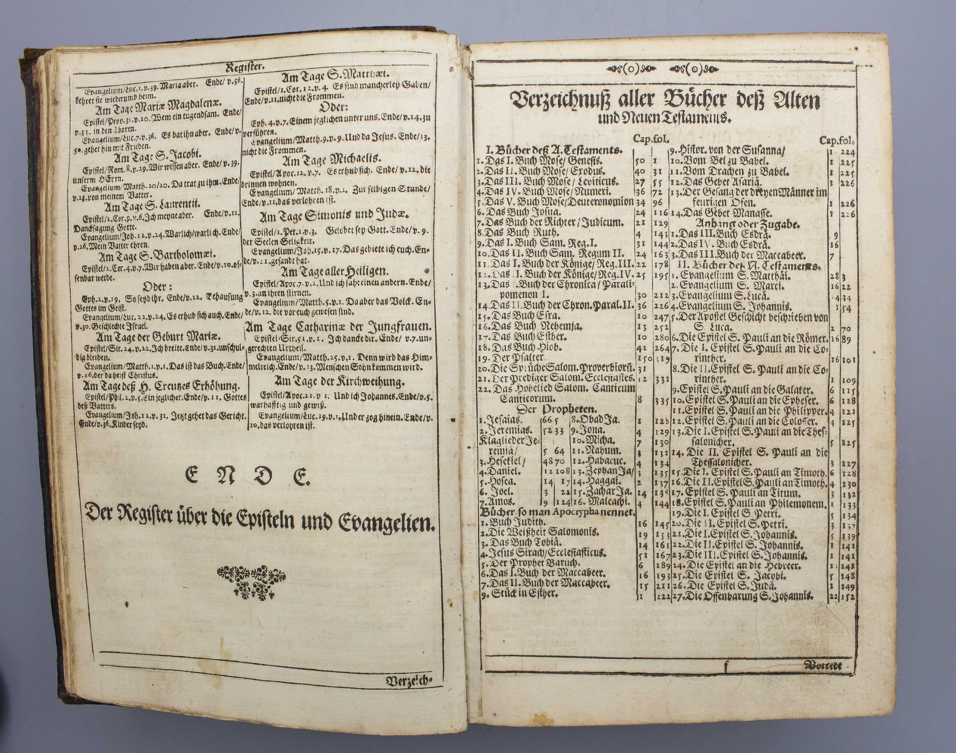 Bibel / A bible 'Biblia Sacra', Altes und neues Testament in Luther-Übersetzung, 1665 - Image 9 of 9