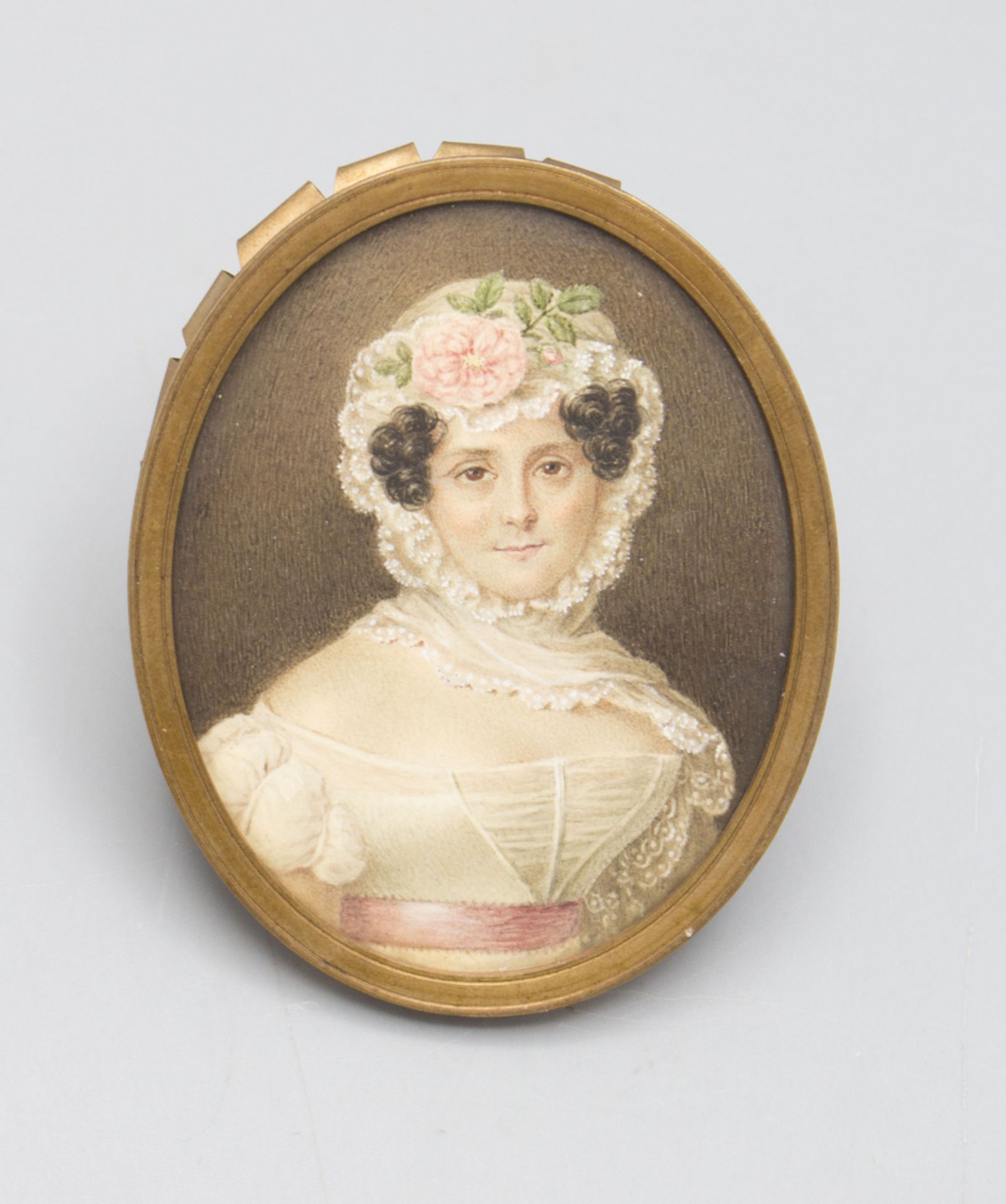 Miniatur Porträt einer englischen Dame / A miniature portrait of an English lady, England, um 1820