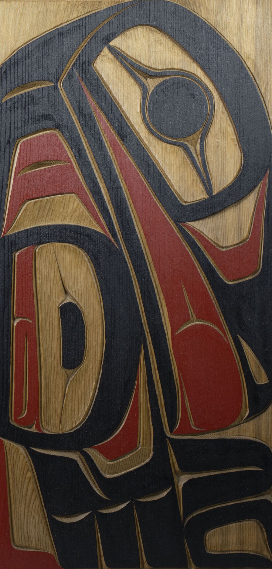 James ADAMS (20. Jh.), Holzrelief 'Rabe' / A wooden relief 'Raven', Canada, 1998 - Bild 2 aus 5