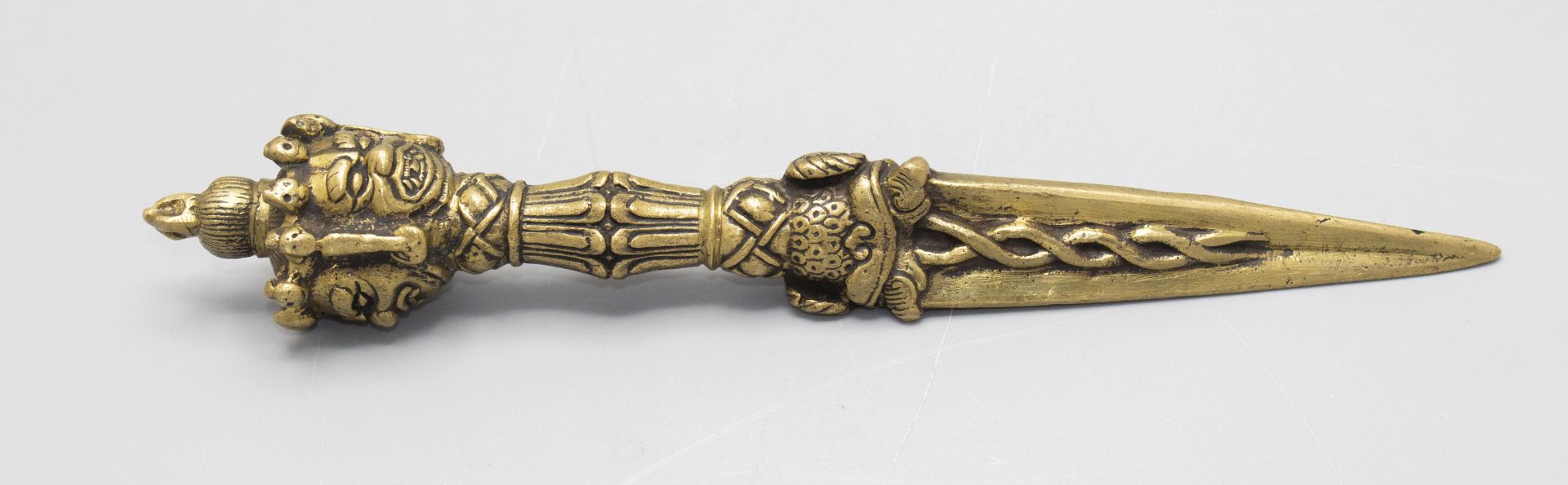 Phurba Ritualdolch / Phurba ritual dagger, Tibet, 19. Jh.