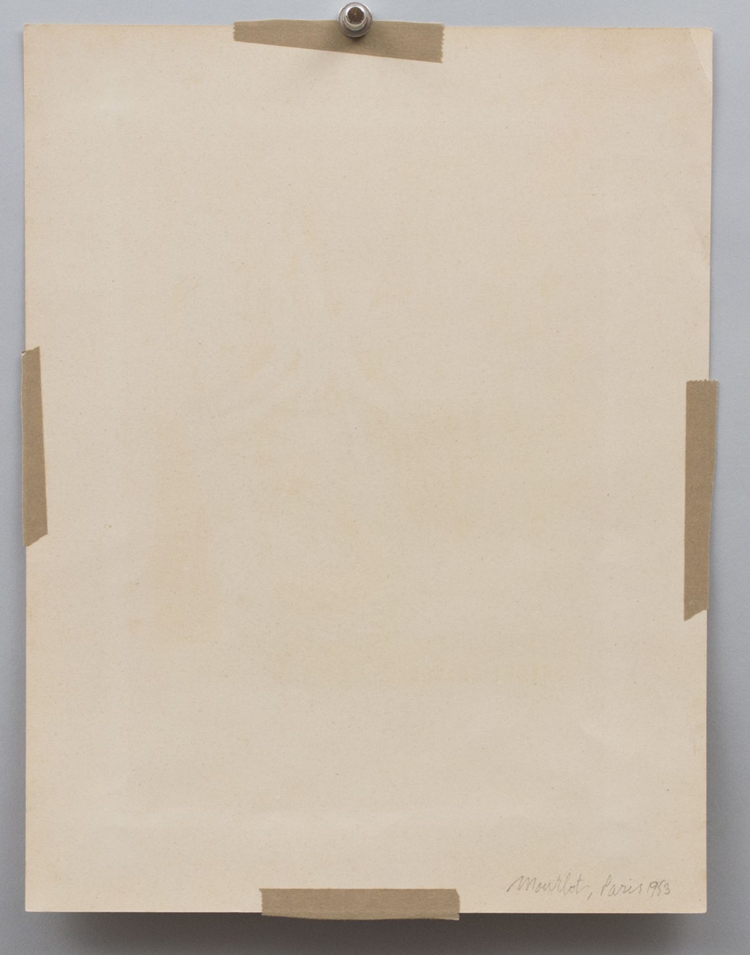 Georges BRAQUE (1882-1963), 'Ausstellungsplakat' / 'Exhibition poster', Berggruen & Cie, 1953 - Bild 3 aus 3
