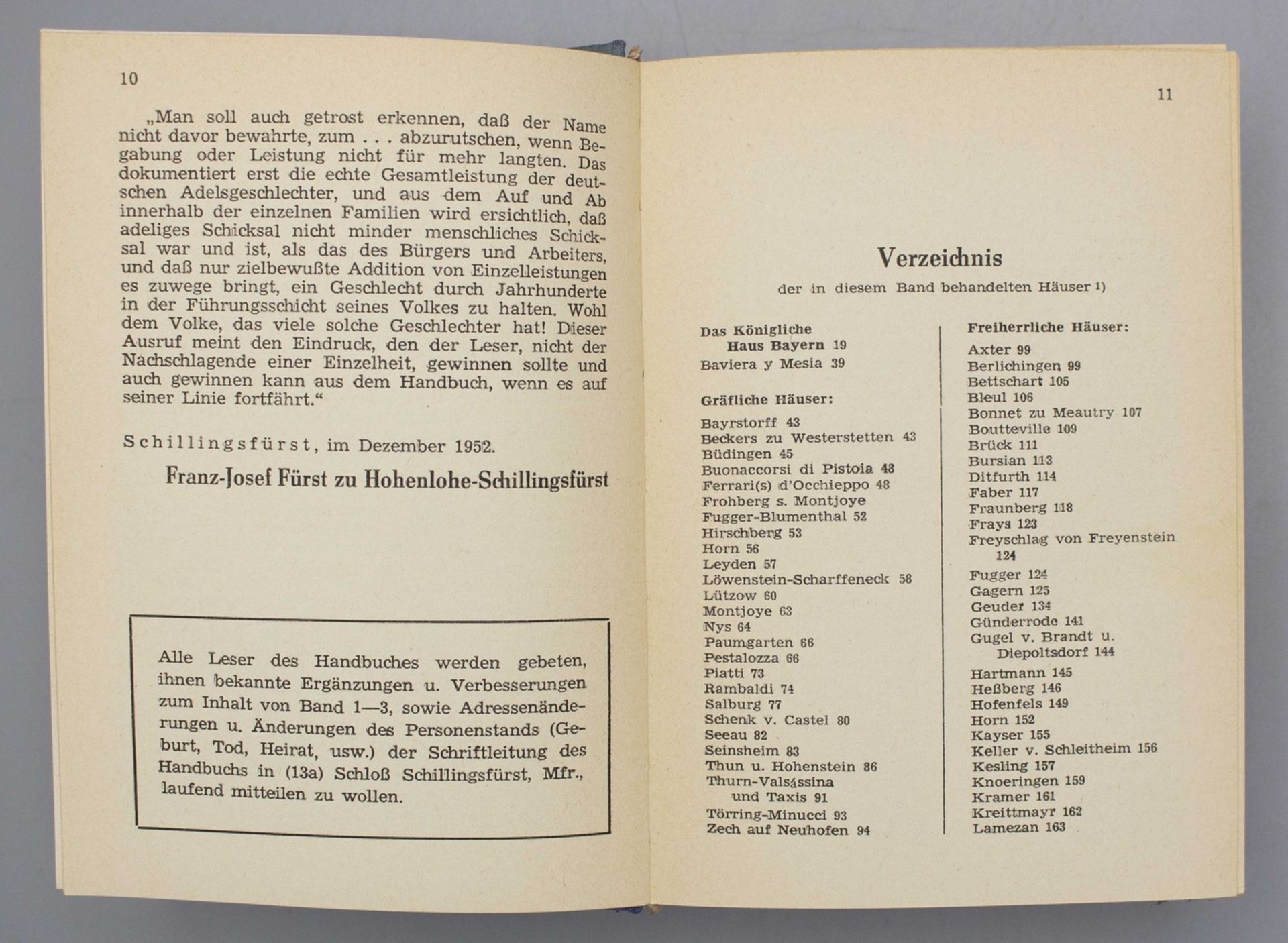 Genealogisches Handbuch des in Bayern immatrikulierten Adels, 1950-1952 - Image 6 of 6