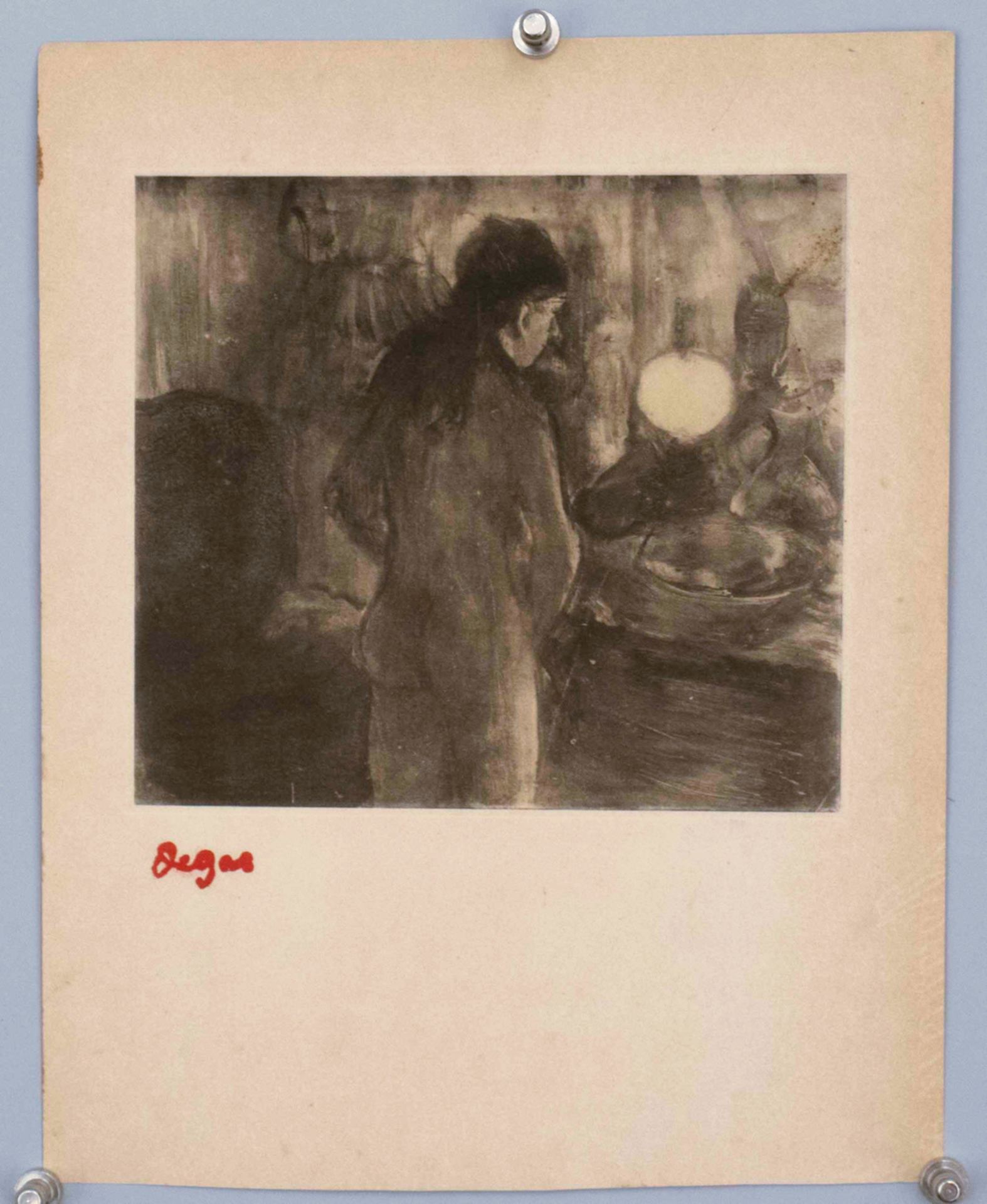 Edgar DEGAS (1834-1917), 'Nu dans le boudoir' / 'Akt im Boudoir'