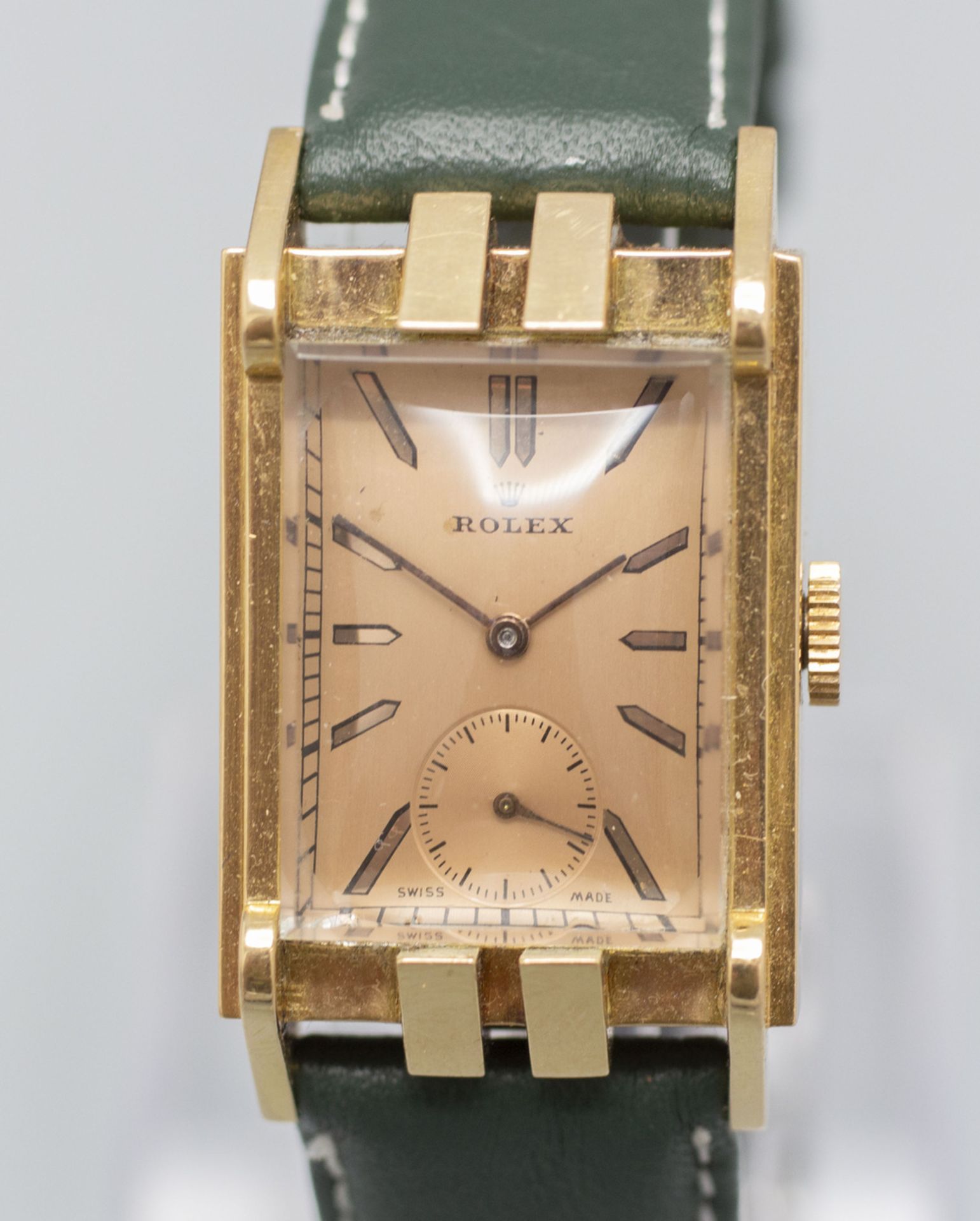 Herrenarmbanduhr / A men's wristwatch, Rolex, Swiss, um 1935