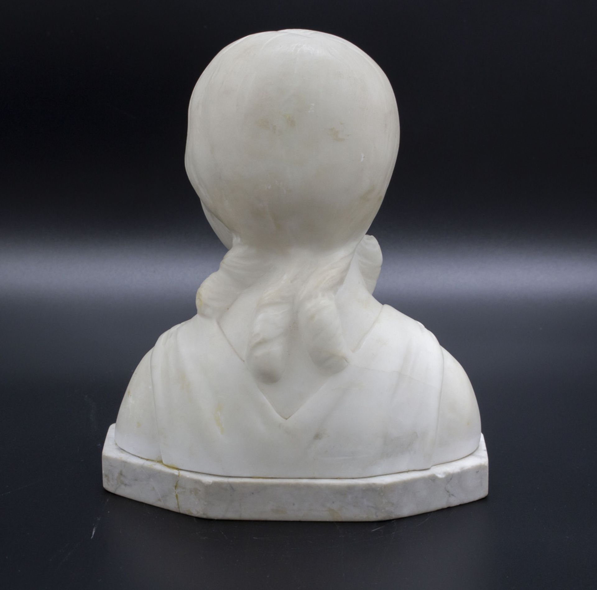 Albin DÖBRICH (1872-1945), Büste eines Mädchens / A bust of a girl, um 1900 - Bild 4 aus 6