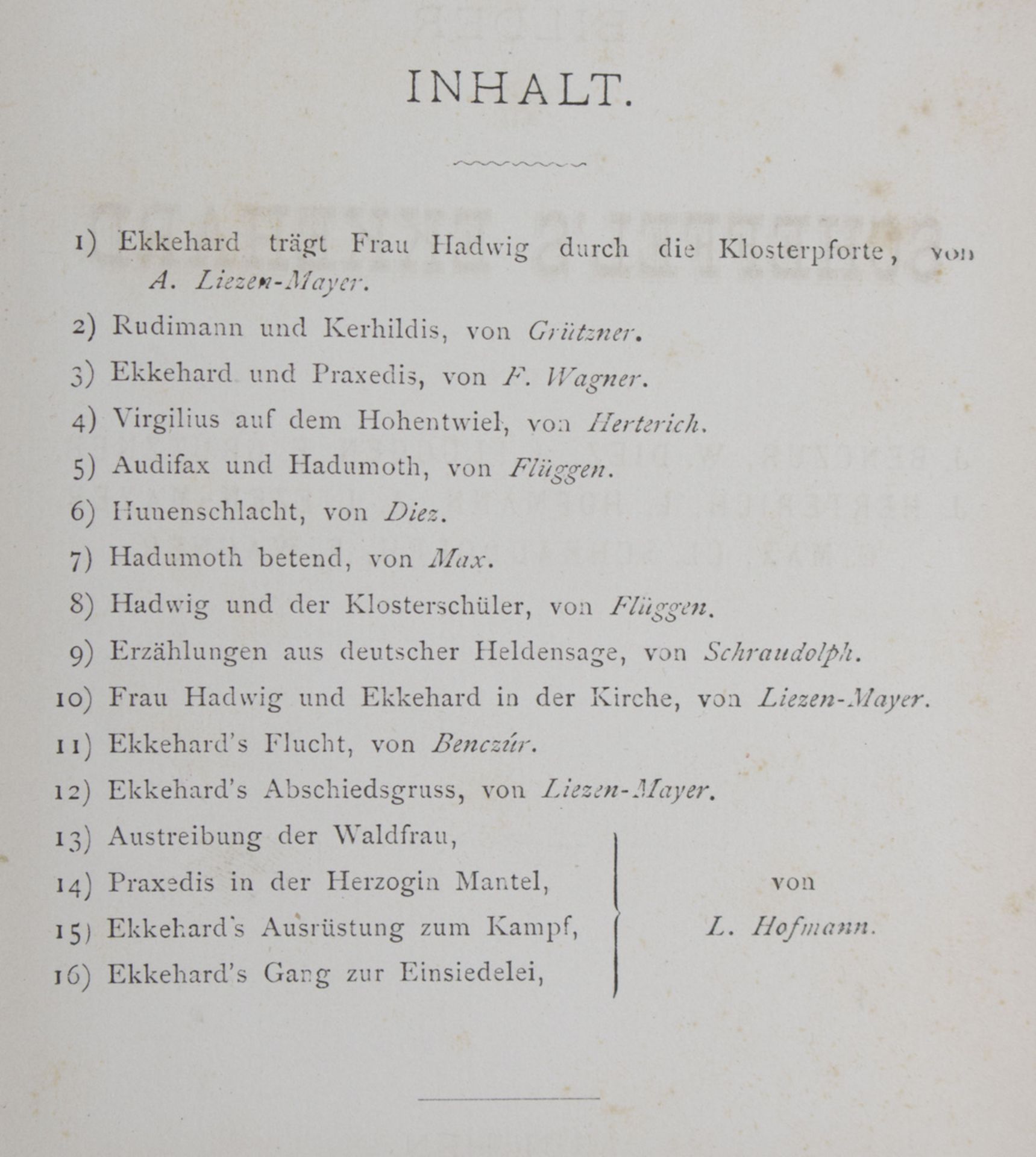 Bilder zu Scheffel's Ekkehard, um 1900 - Image 2 of 4